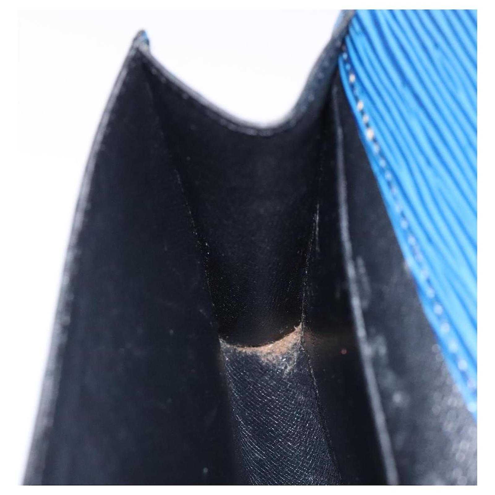 LOUIS VUITTON Epi Art Deco Clutch Bag Blue M52635 LV Auth bs27963 Leather  ref.2370517