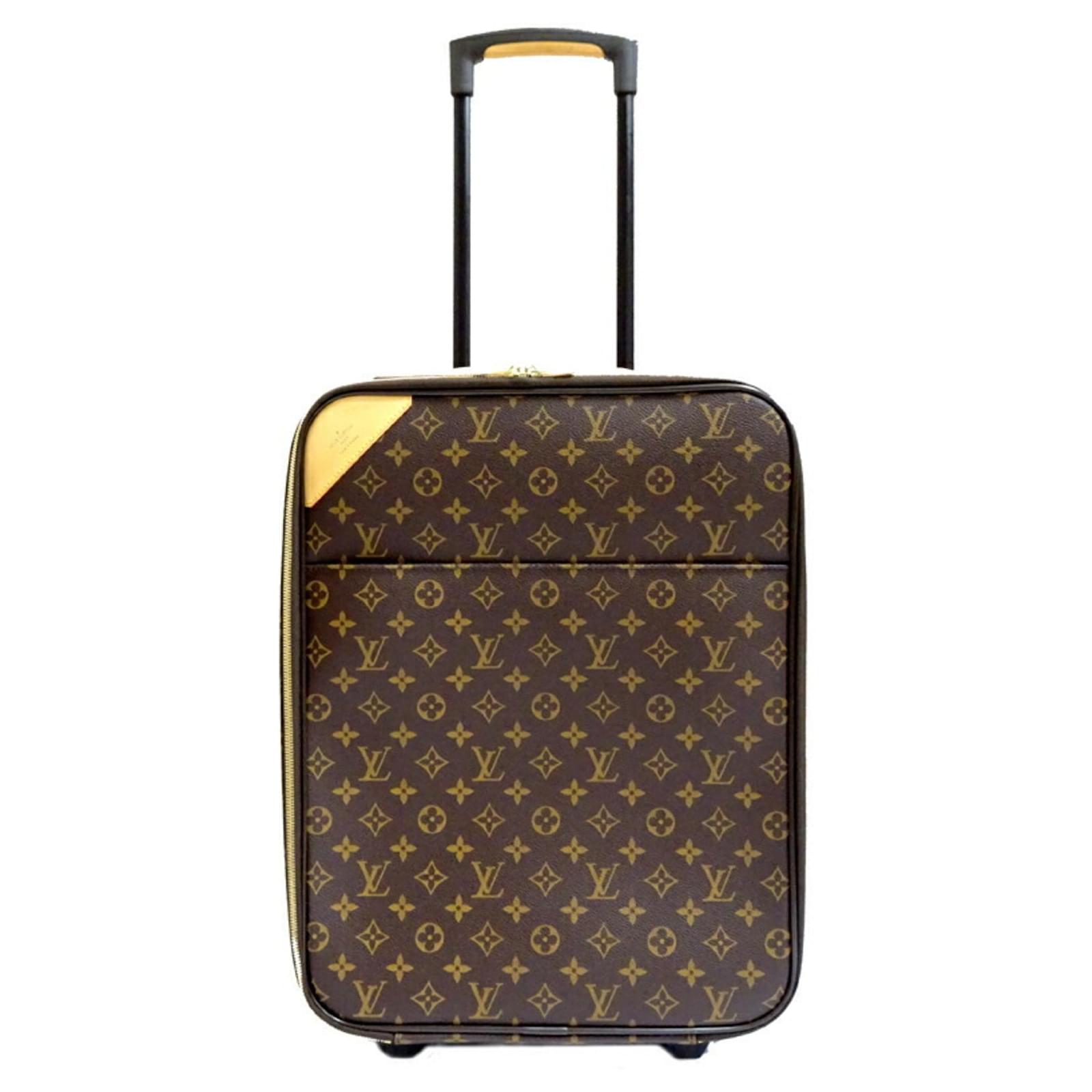 Bagaglio a mano Pegasus 45 di Louis Vuitton Marrone Pelle