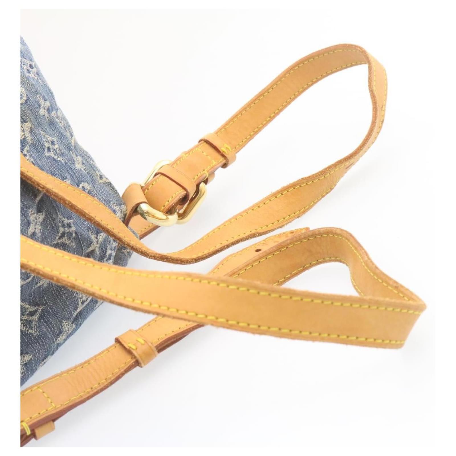 LOUIS VUITTON Monogram Denim Sac a Dos GM Backpack Blue M95056 LV Auth 23405V ref.2374103