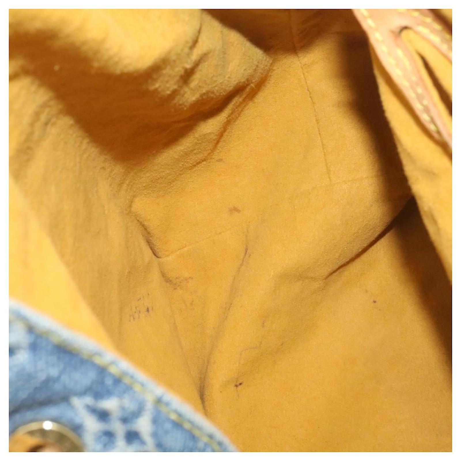 LOUIS VUITTON Monogram Denim Sac a Dos GM Backpack Blue M95056 LV Auth 23405V ref.2374103