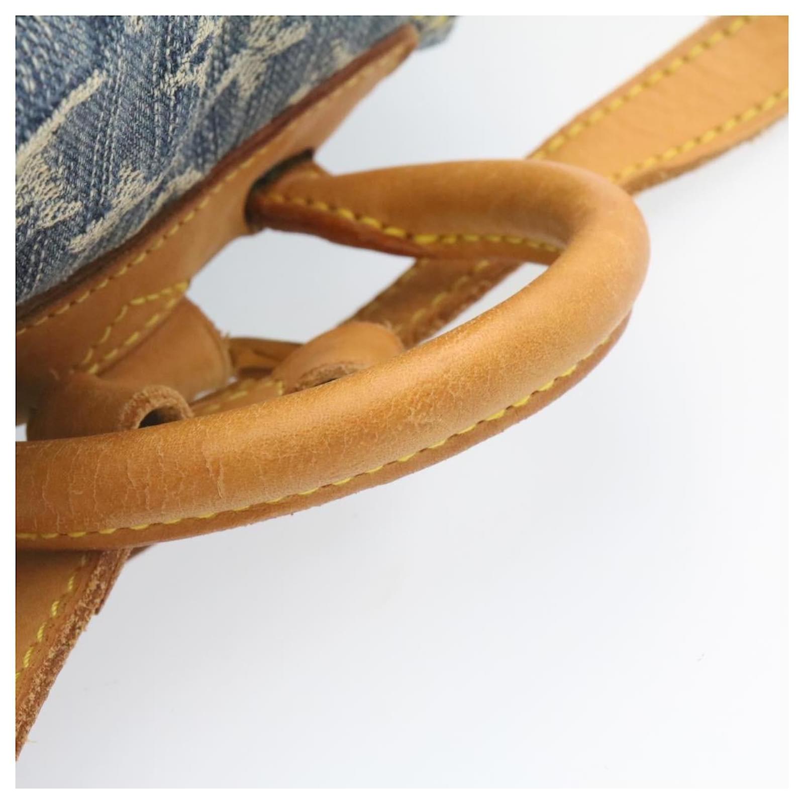 LOUIS VUITTON Monogram Denim Sac a Dos GM Backpack Blue M95056 LV Auth 23405V ref.2374103