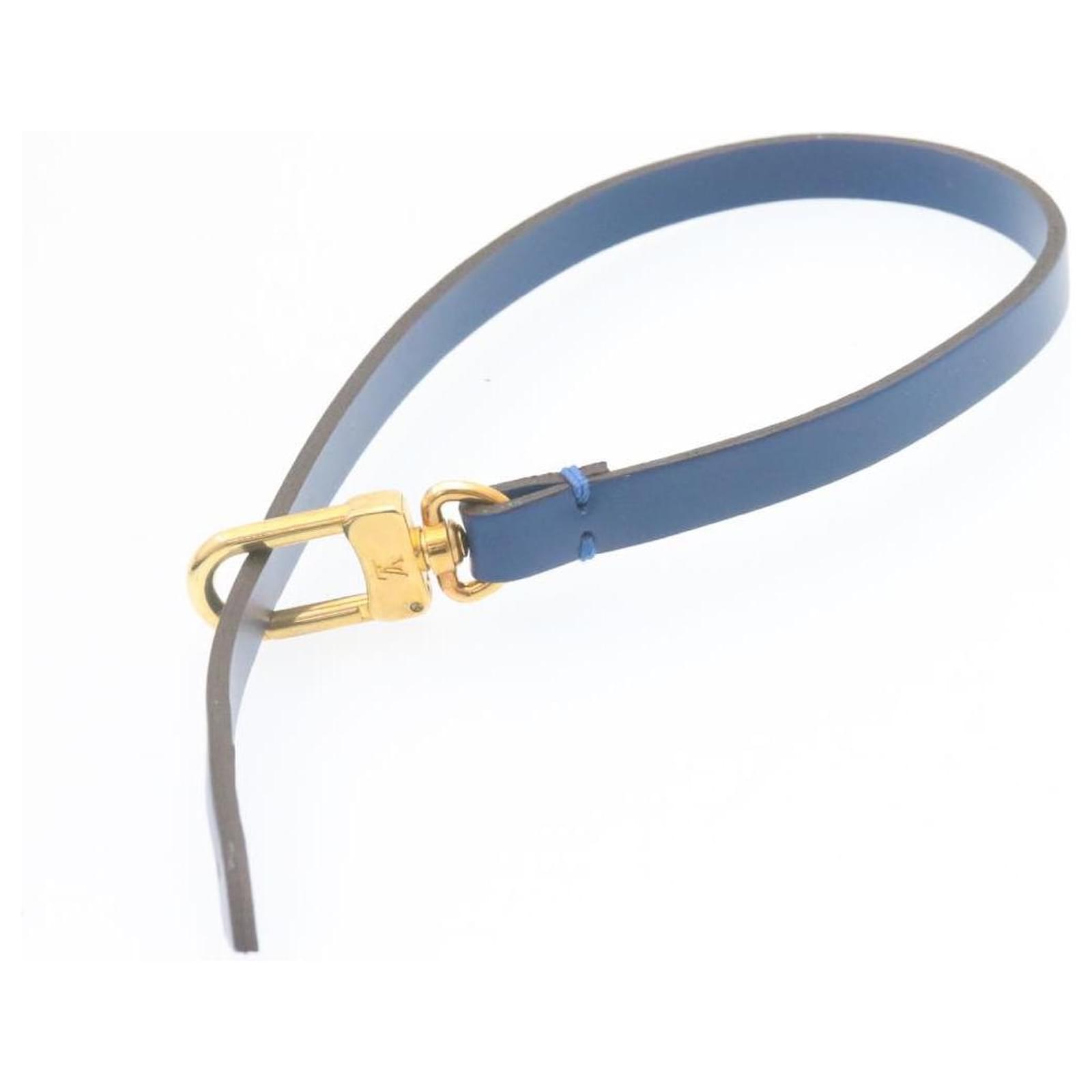 LOUIS VUITTON Epi Pochette Accessoires Pouch Blue M52945 LV Auth 23568AV Leather  ref.2374104