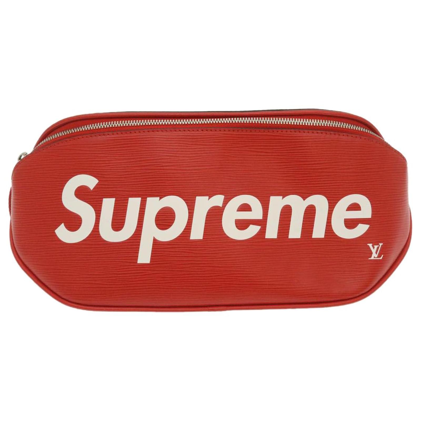 LOUIS VUITTON ~ Supreme Epi Bum Bag Waist Bag Red M53418 LV Auth 29232SM Leather  ref.2374343