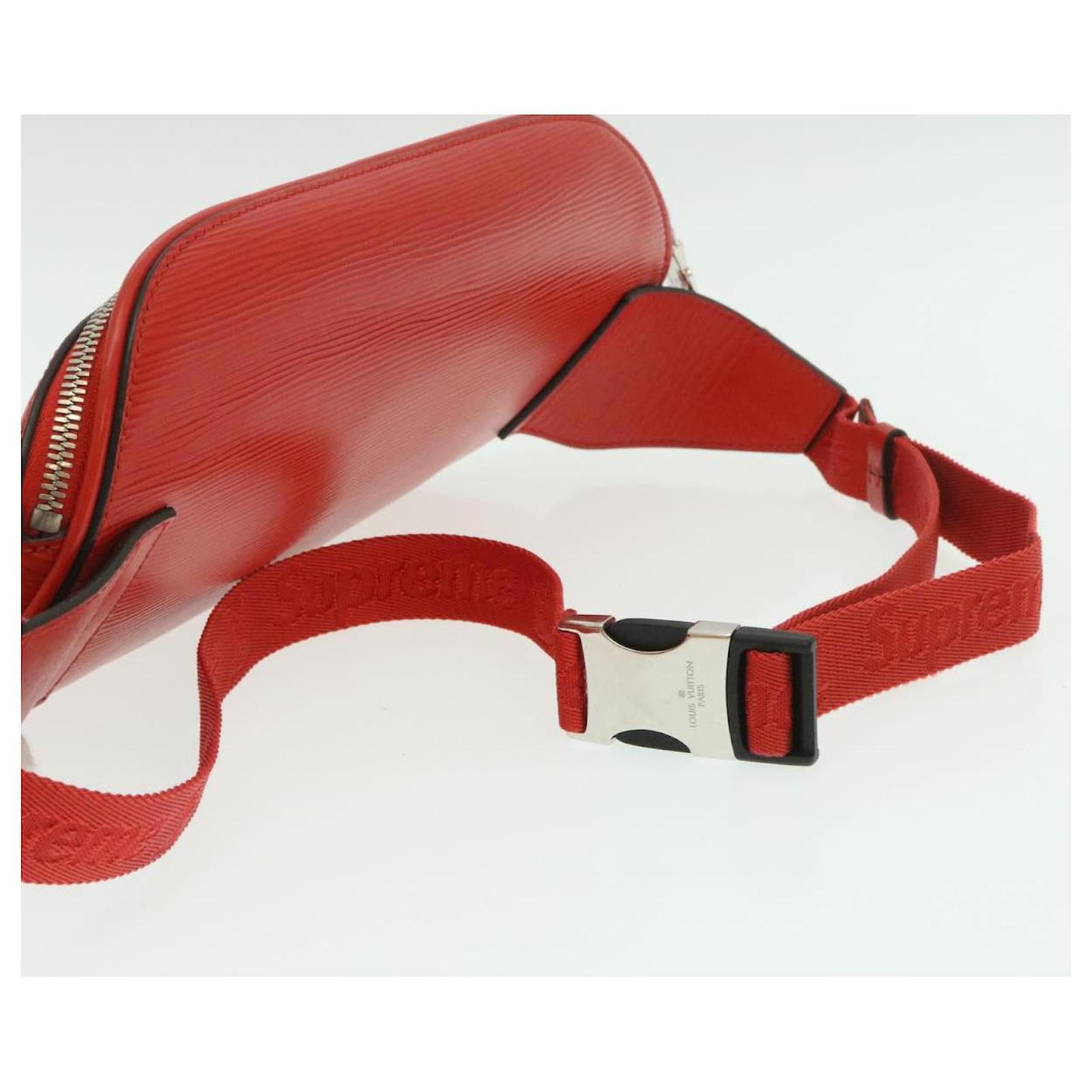 LOUIS VUITTON ~ Supreme Epi Bum Bag Waist Bag Red M53418 LV Auth 29232SM Leather  ref.2374343
