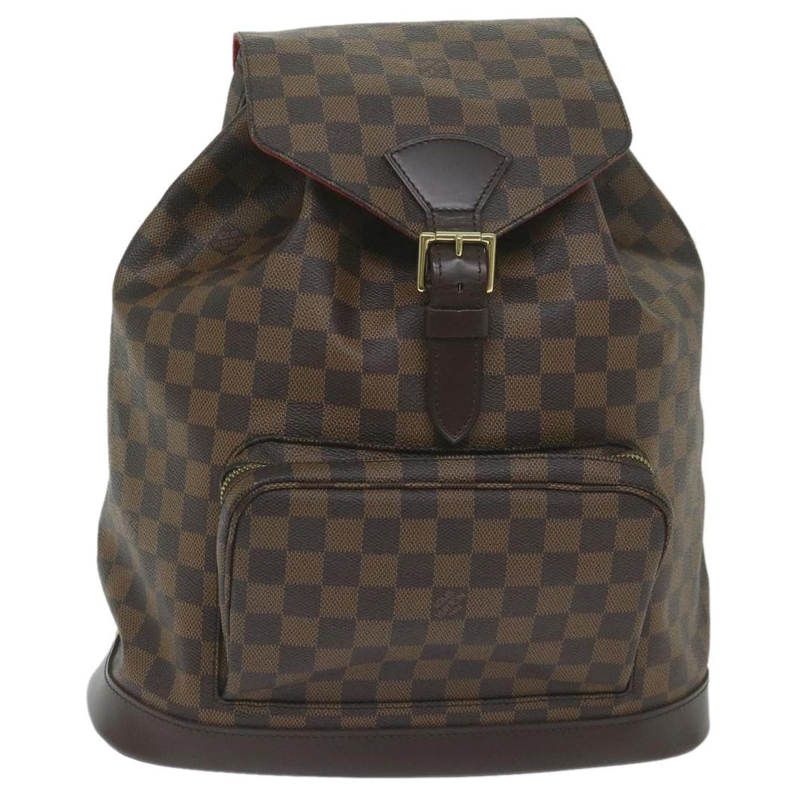 louis vuitton backpack gm size Monogram Canvas Brown Montsouris Bag This is an authentic Louis Vuitton Monogram Canvas Montsouris