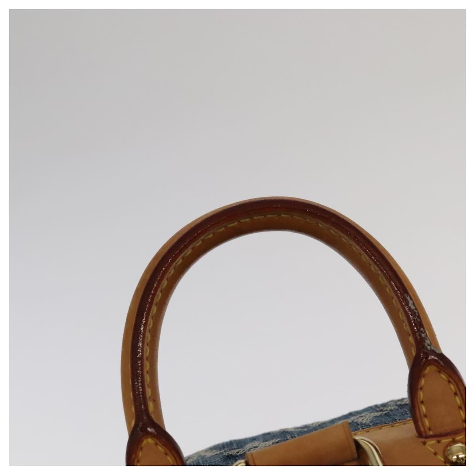 LOUIS VUITTON Monogram Denim Sac A DosGM Backpack Blue M95056 LV Auth 106296AV ref.2375154