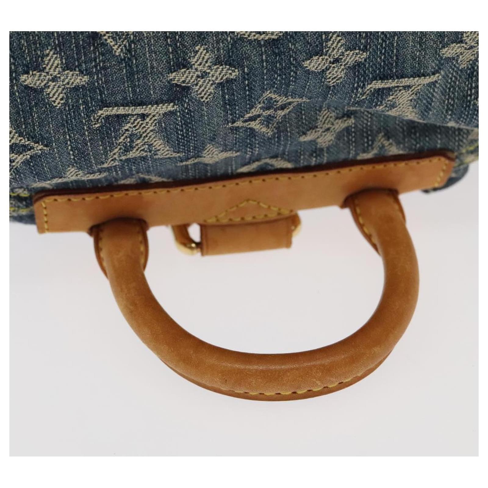 LOUIS VUITTON Monogram Denim Sac A DosGM Backpack Blue M95056 LV Auth 106296AV ref.2375154