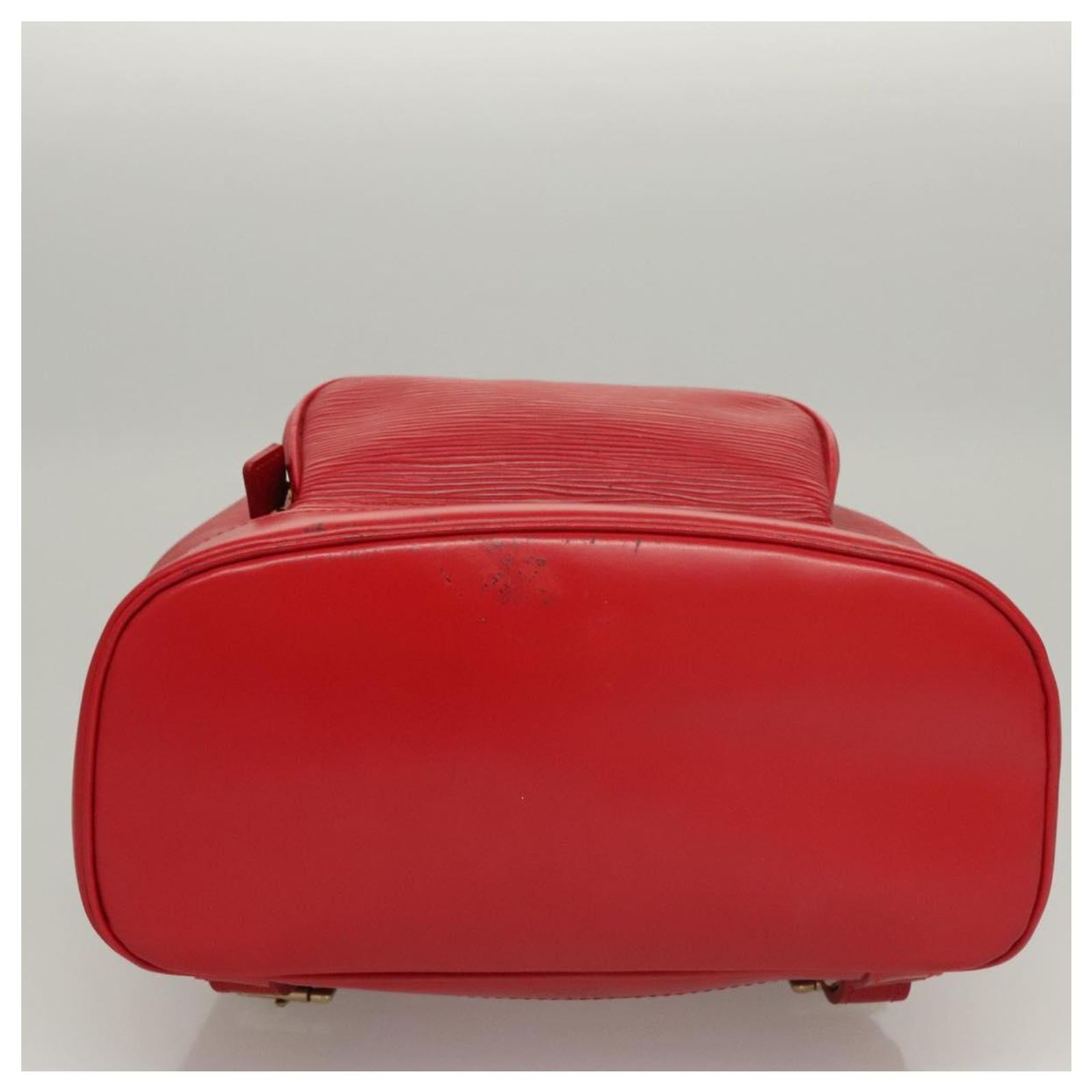 LOUIS VUITTON Epi Montsouris MM Backpack Monaco 700th Red LV Auth BD973AV LOUIS VUITTON Epi Montsouris MM Backpack Monaco 700th Red LV  main image 2