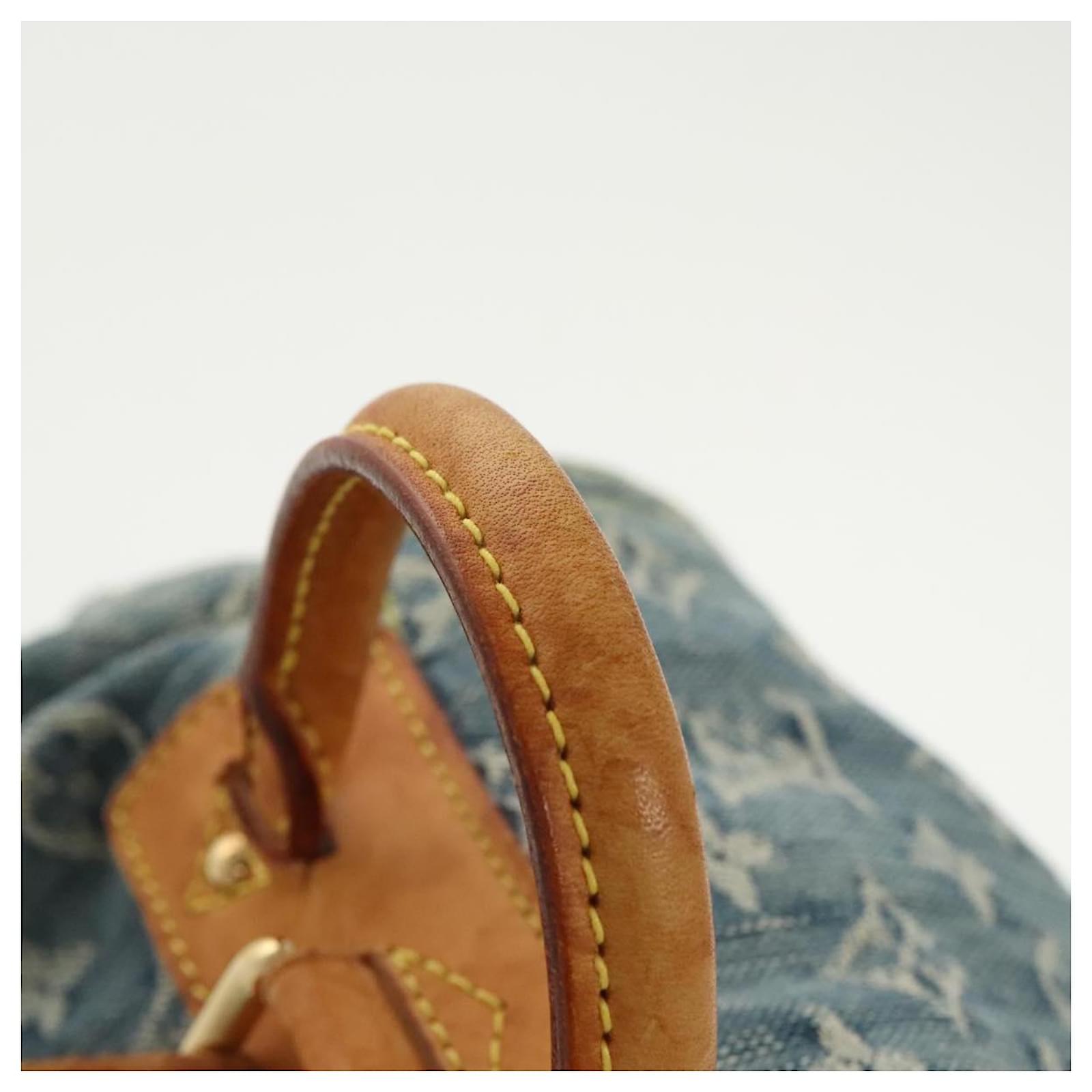 LOUIS VUITTON Monogram Denim Sac A DosGM Backpack Blue M95056 LV Auth 99599 ref.2376013