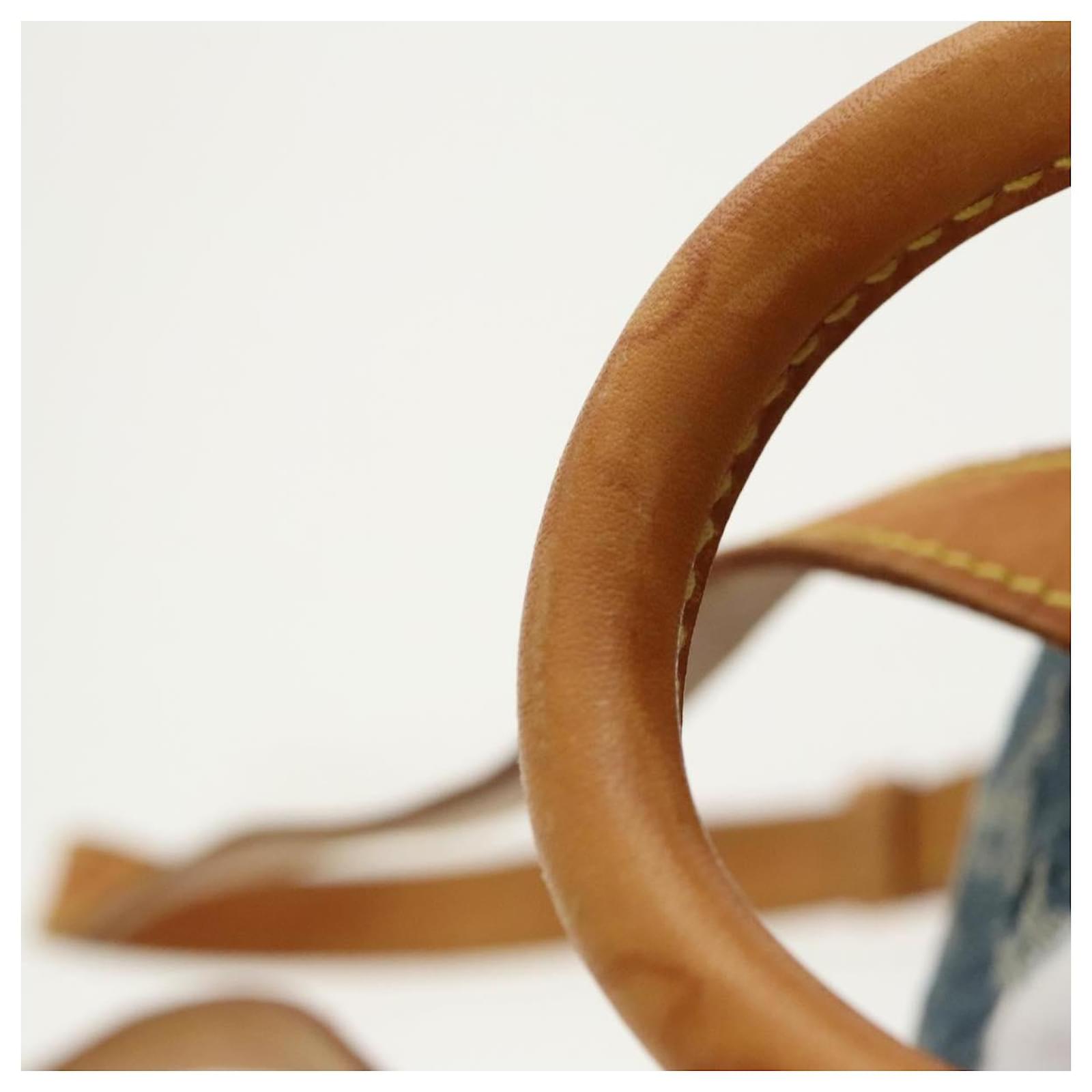 LOUIS VUITTON Monogram Denim Sac A DosGM Backpack Blue M95056 LV Auth 99599 ref.2376013