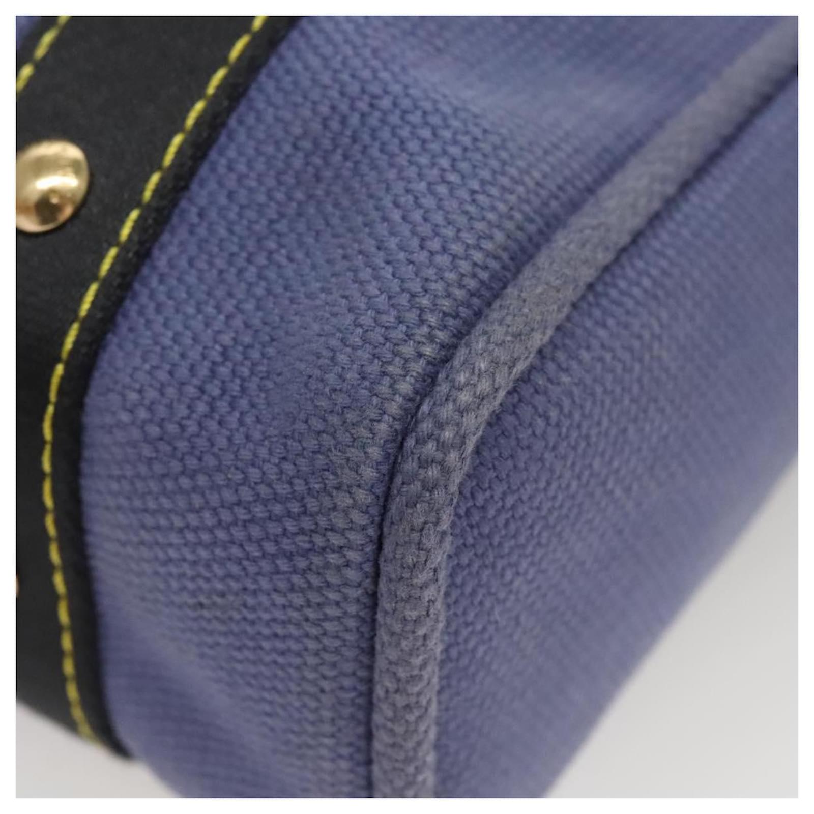 LOUIS VUITTON Antigua Cabas MM Tote Bag Blue M40087 LV Auth 121992 Cloth  ref.2376210