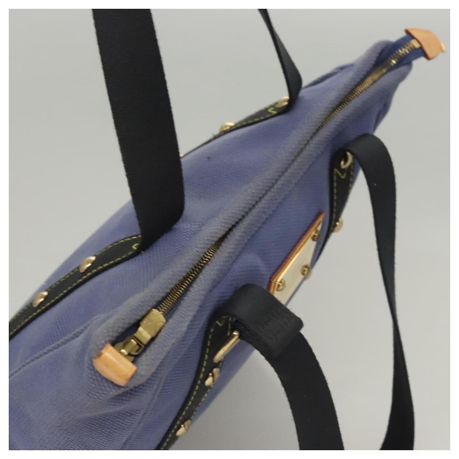 LOUIS VUITTON Antigua Cabas MM Tote Bag Blue M40087 LV Auth 121992 Cloth  ref.2376210