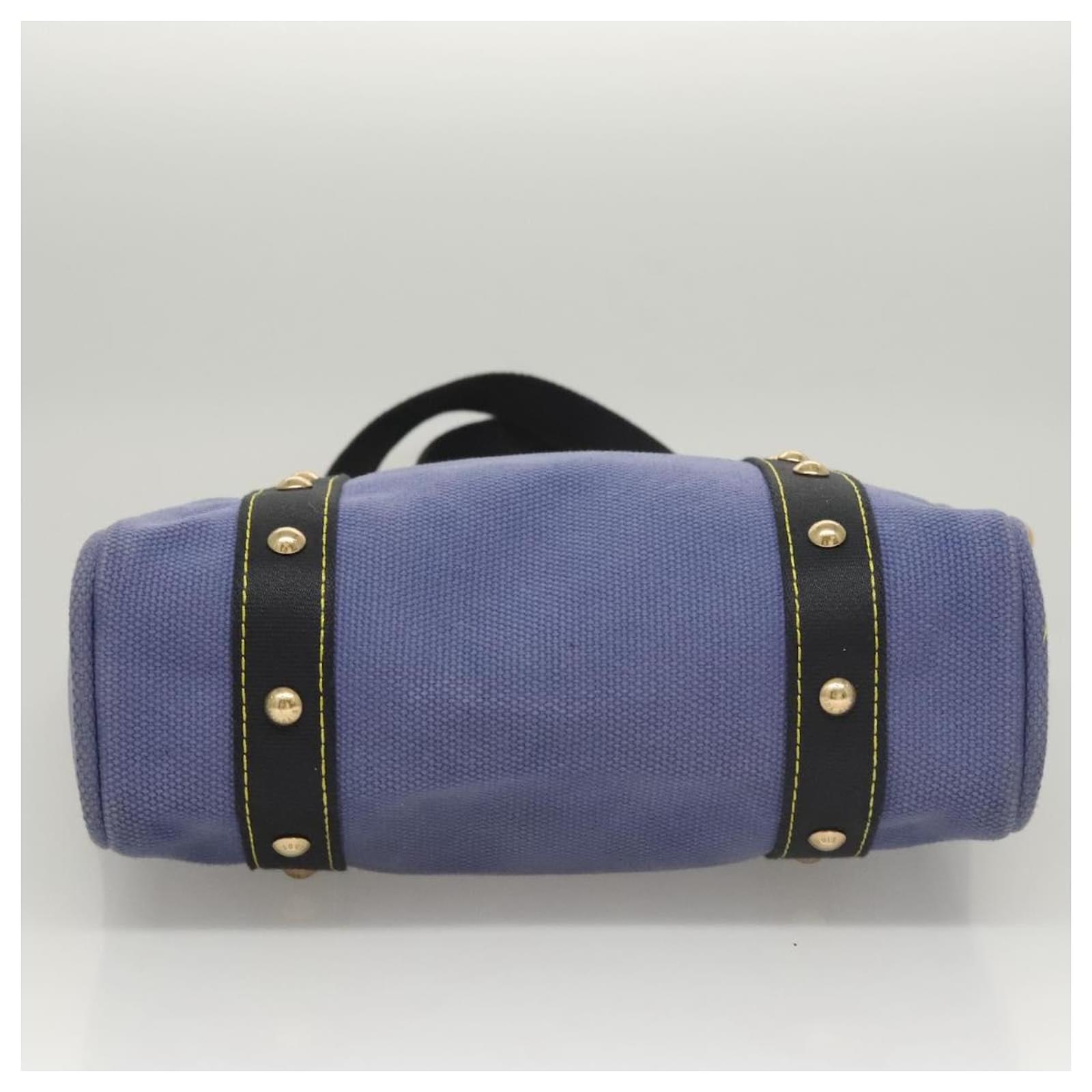 LOUIS VUITTON Antigua Cabas MM Tote Bag Blue M40087 LV Auth 121992 Cloth  ref.2376210