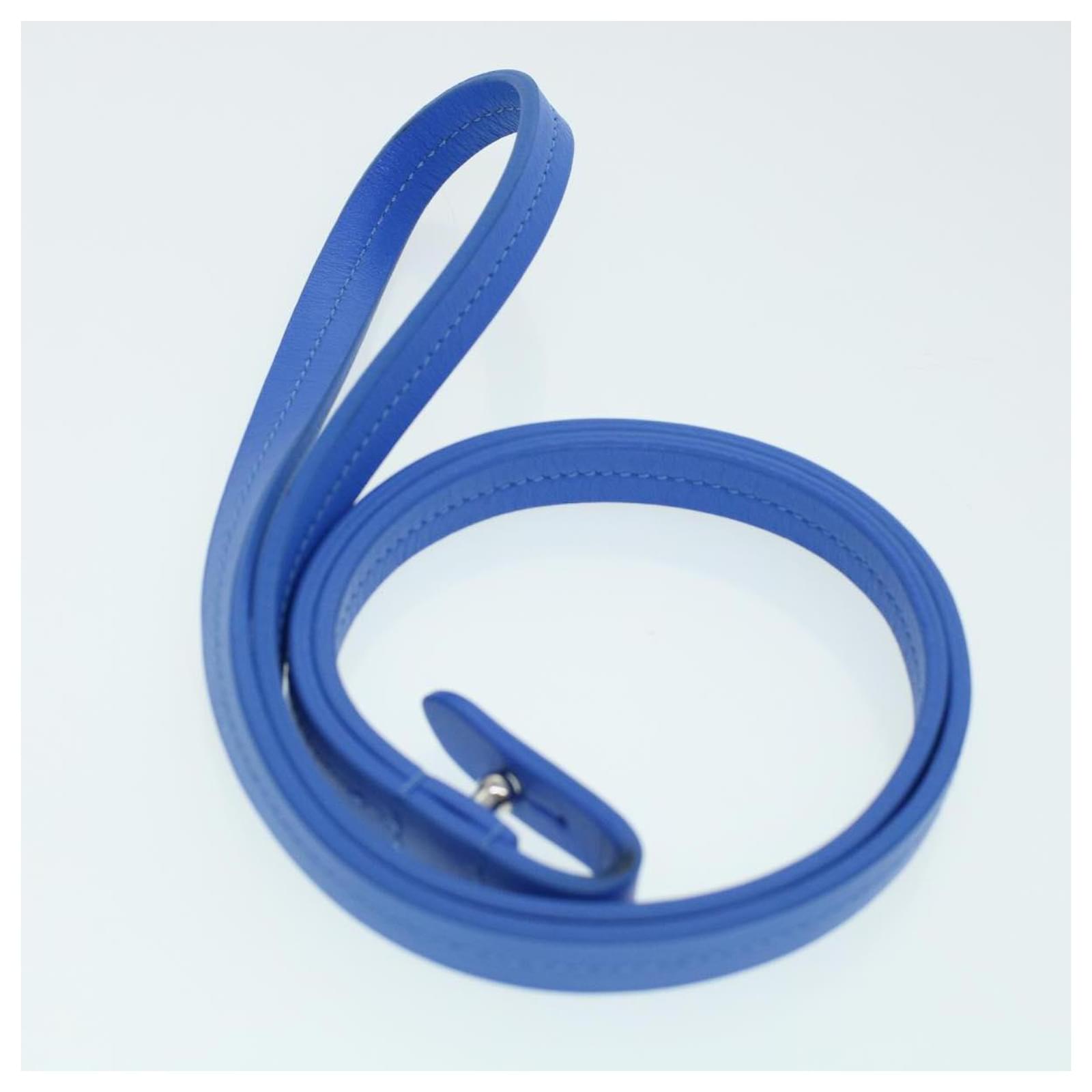 LOUIS VUITTON Monogram Clouds Soft Trunk Necklace Pouch Blue M45440 Auth 42825SM White ref.2376243