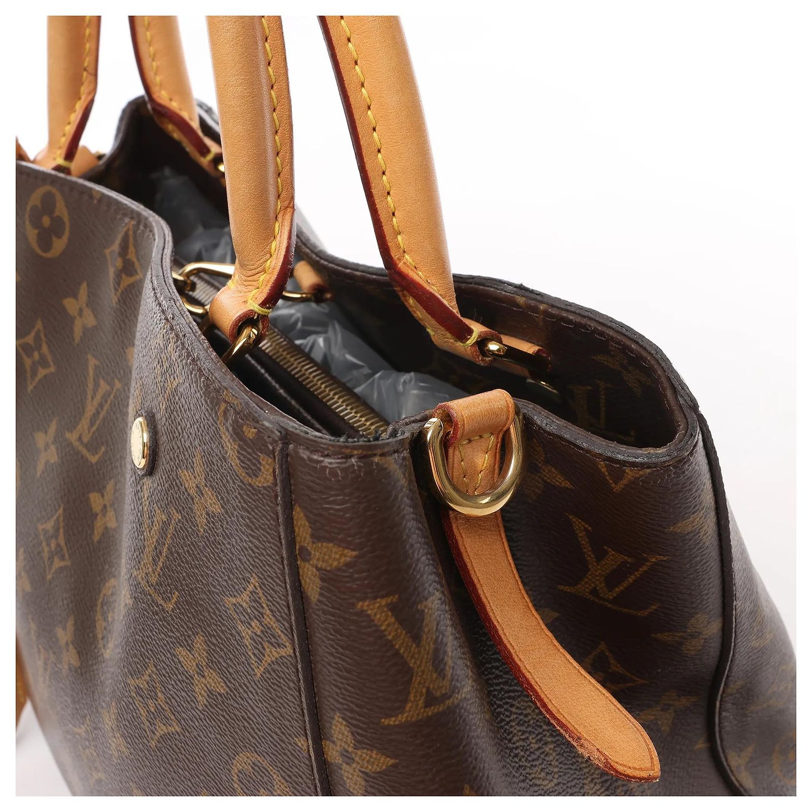 Louis Vuitton Monogram Montaigne MM 2Way Handbag M41056 Dark red