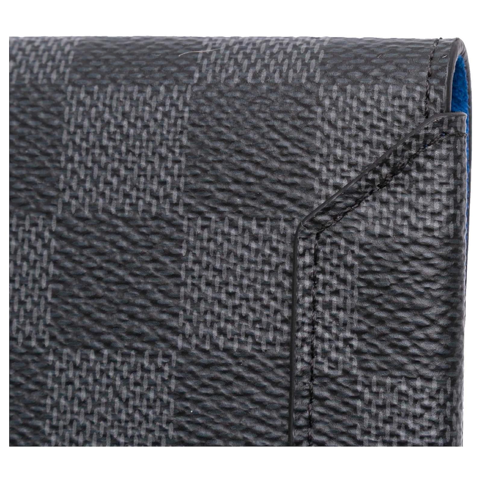 Louis Vuitton Black Damier Graphite Alpha Pochette GM Cloth  ref.2376709