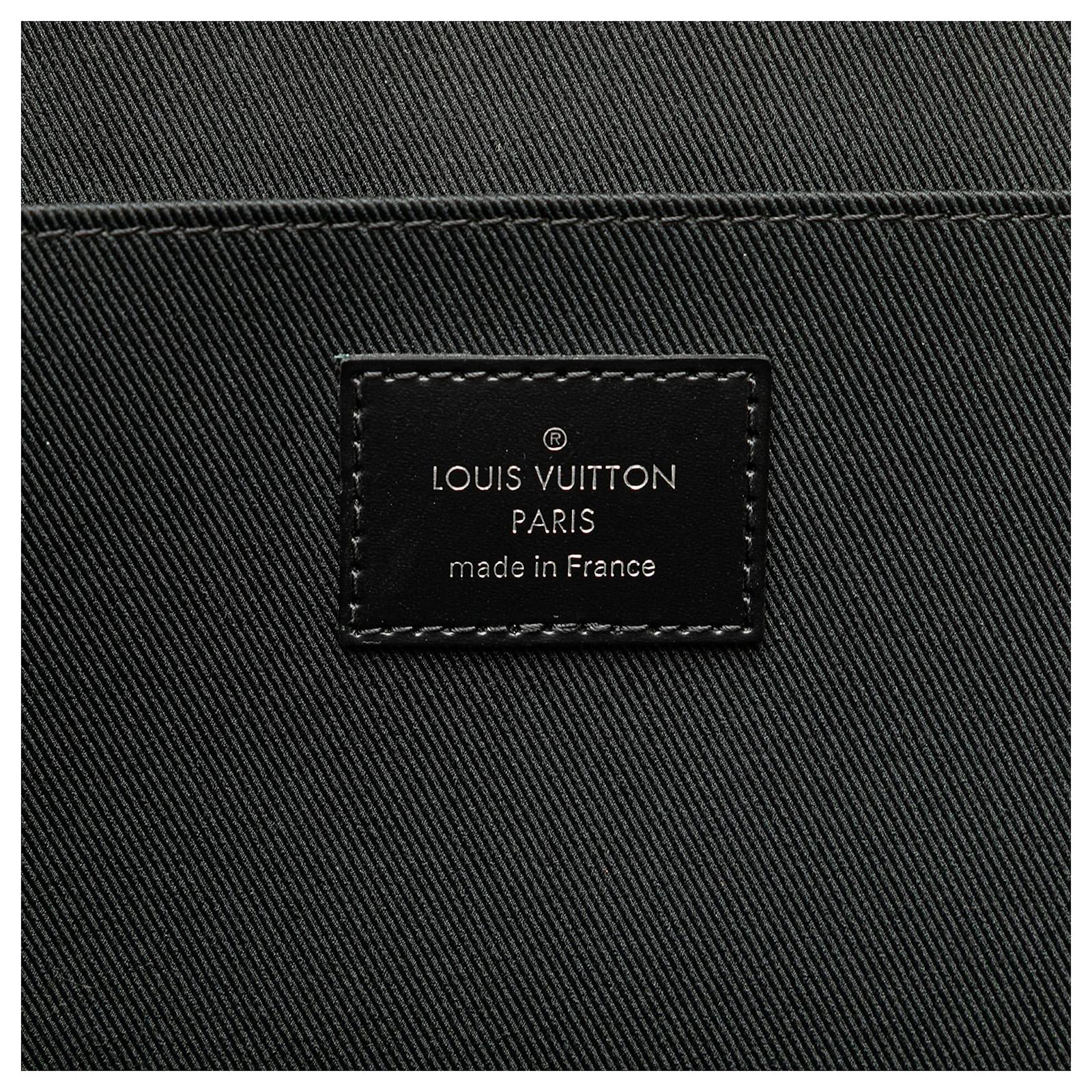 Louis Vuitton Black Damier Graphite Pochette Jour GM Cloth  ref.2376820