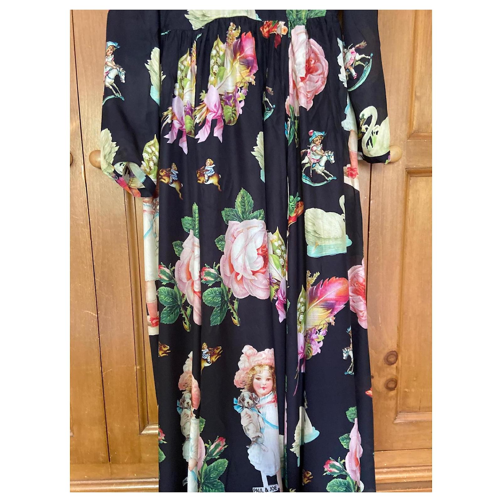 paul and joe silk dress Silk maxi dress Paul & Joe White size 34 FR in Silk