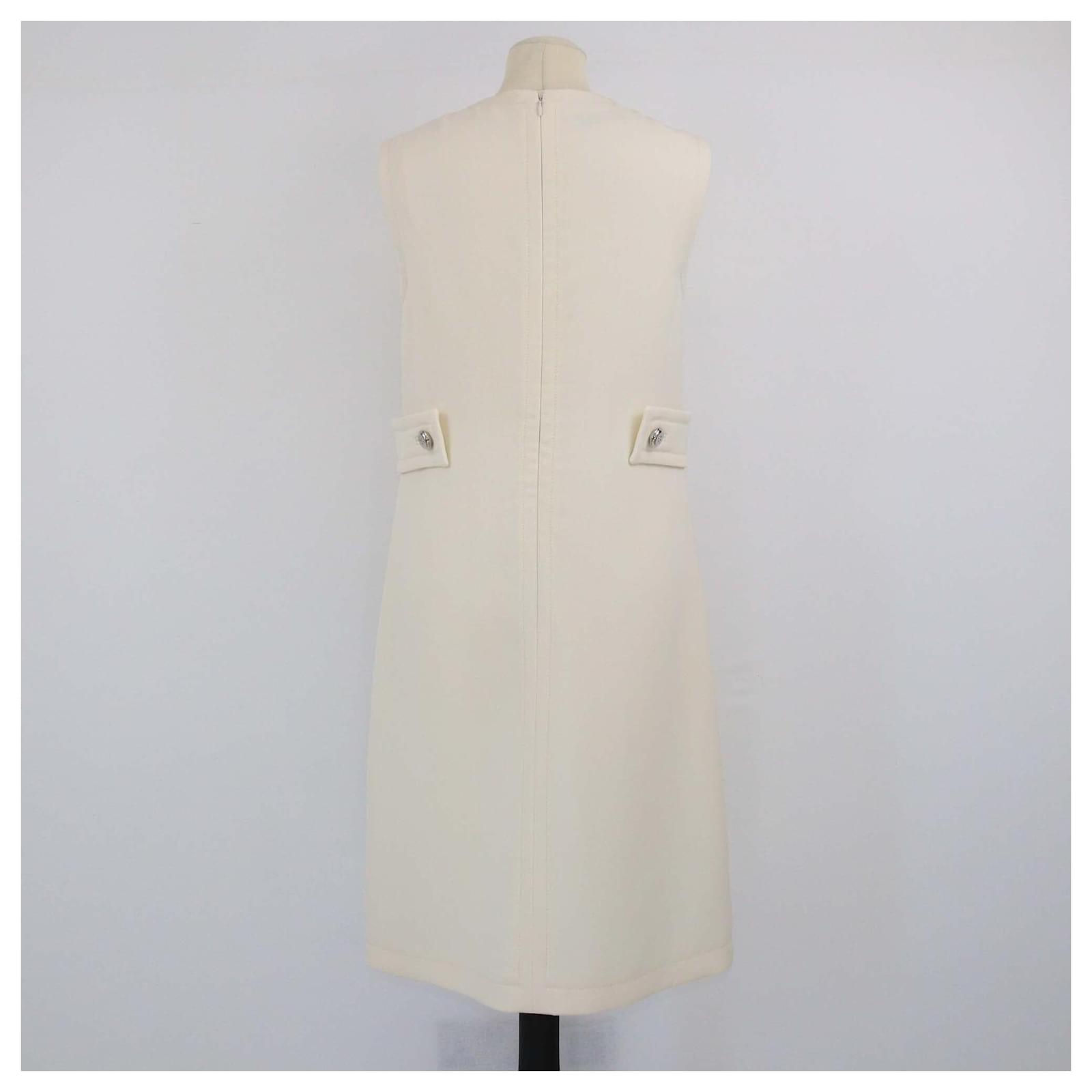 prada cream dress PRADA SS 2006 Vintage Cream Silk Taffeta off Shoulder Dropwaist Puff Bridal  Cocktail Dress