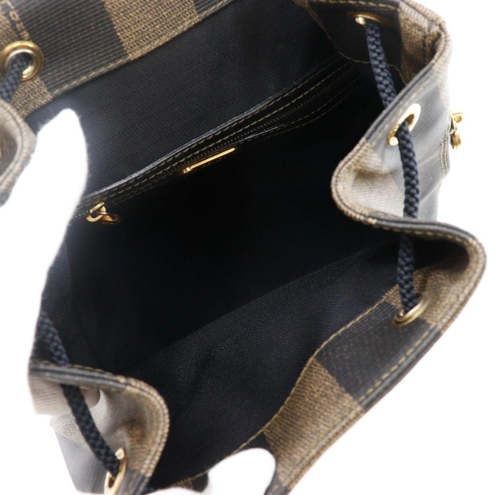 Fendi Pekan Backpack Brown Plastic ref.2380236 - Joli Closet display picture 2