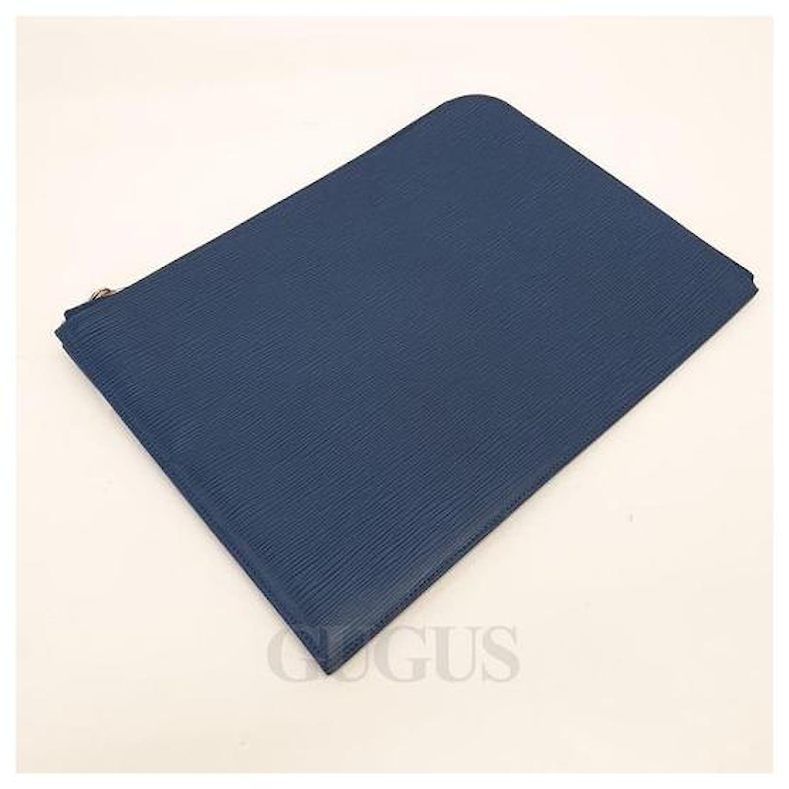 Louis Vuitton Epi Pochette Jour GM (6533367) Blue  ref.2381112
