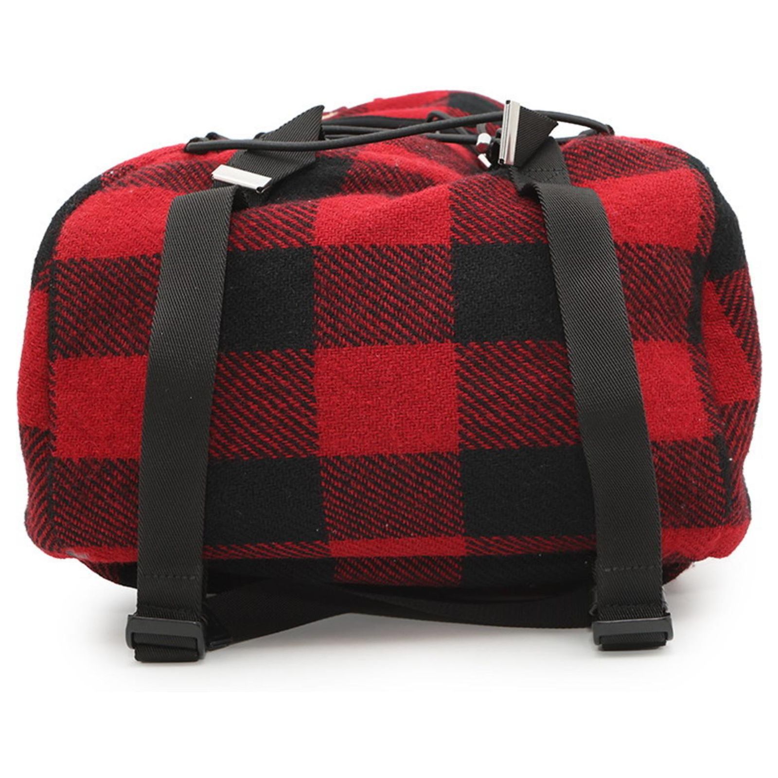 Céline Celine Homme Tracking Backpack Black Red Cloth ref 