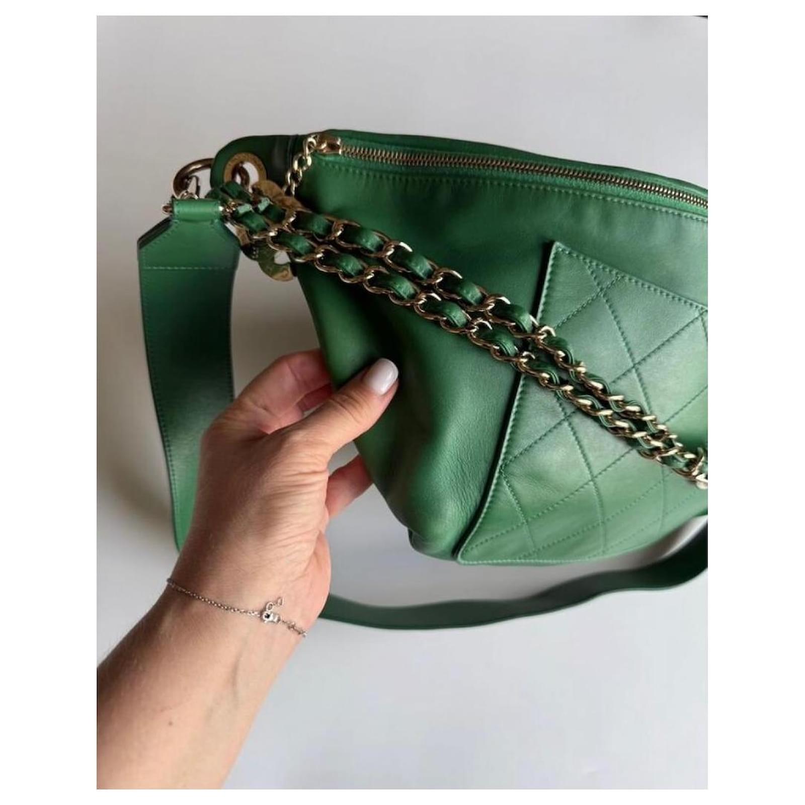 Pharrell Gucci Link Chain Chanel X PHARRELL WILLIAMS Bag Green