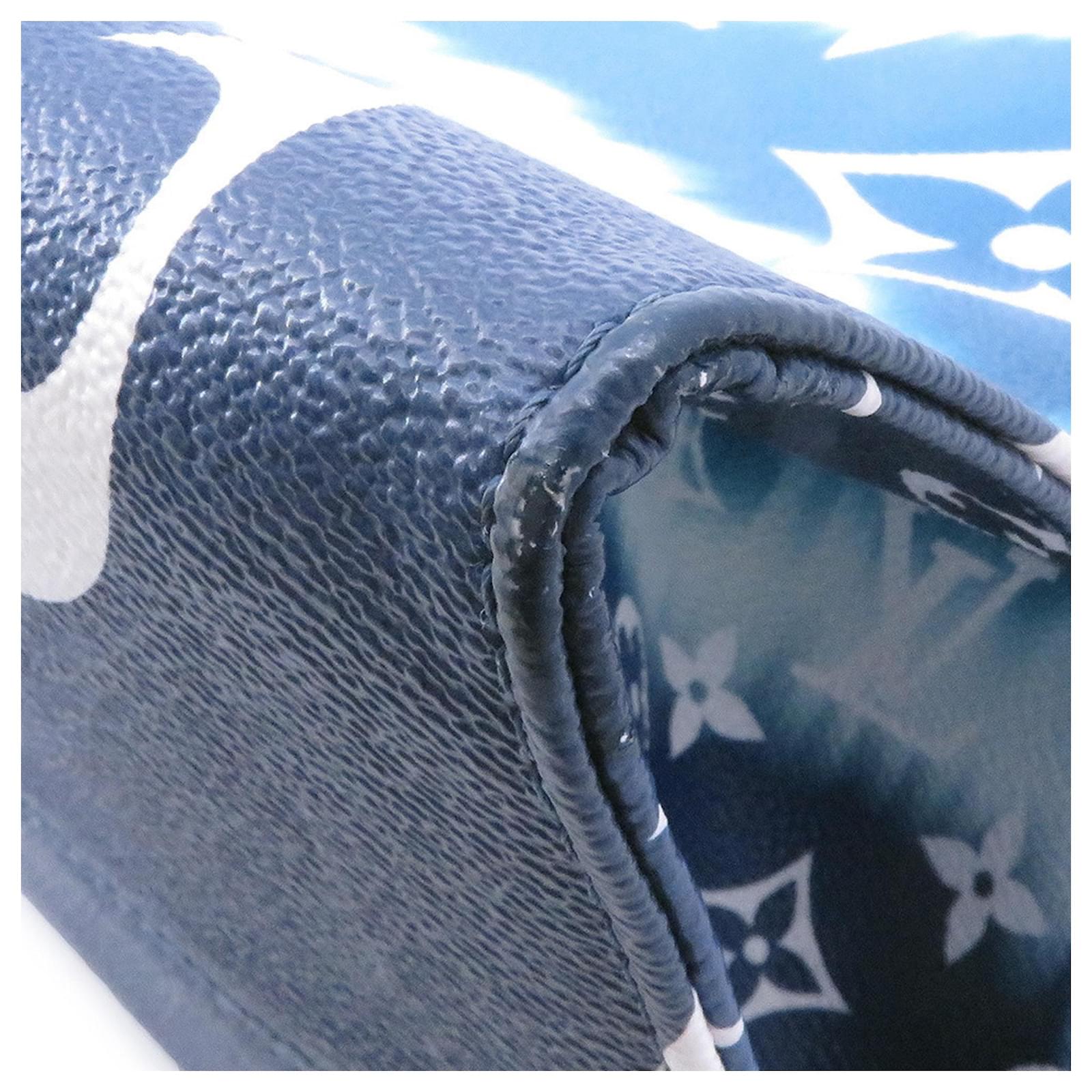 Louis Vuitton Monogram Escale On-the-Go GM Tote Bag Blue Patent leather  ref.2382785