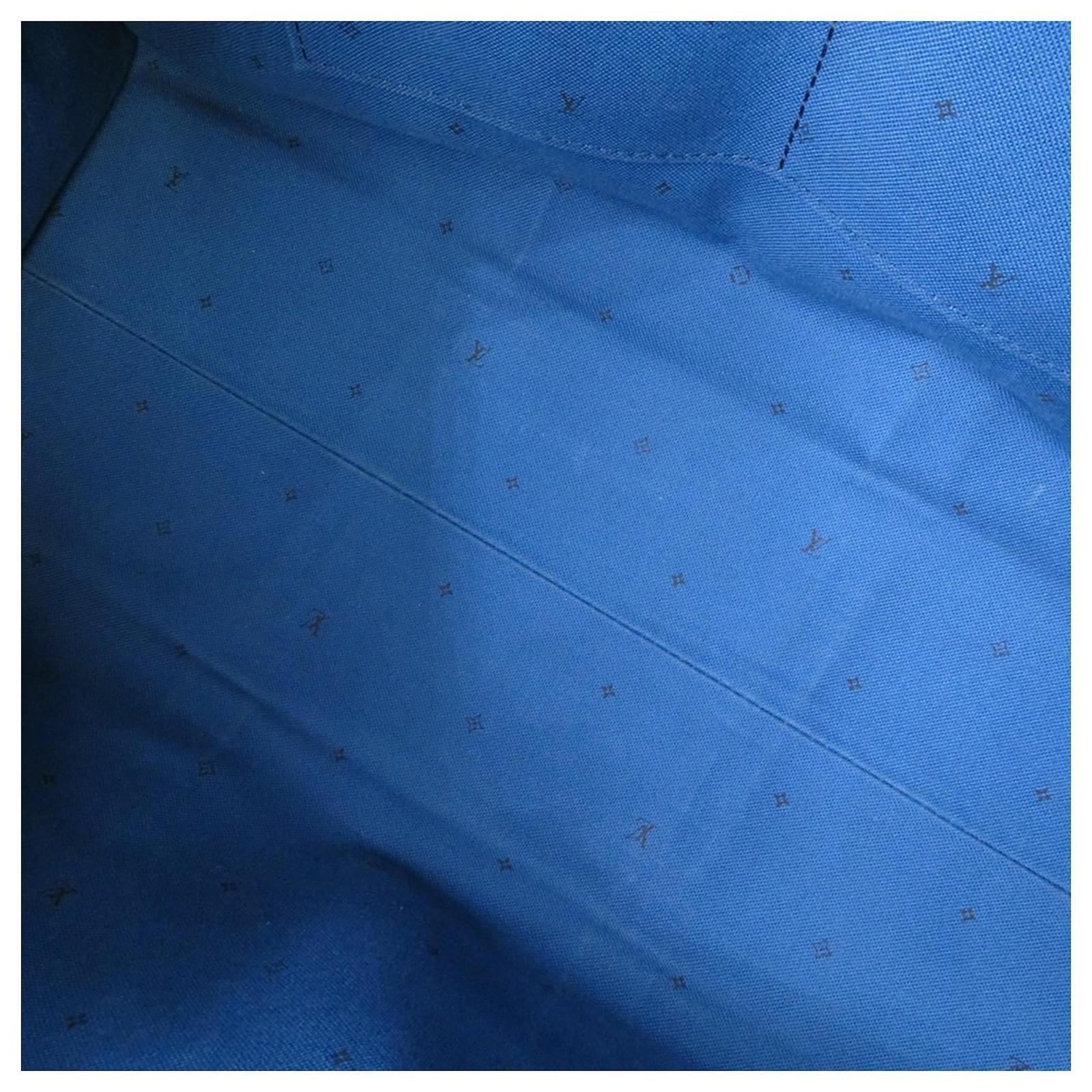 Louis Vuitton Monogram Escale On-the-Go GM Tote Bag Blue Patent leather  ref.2382785