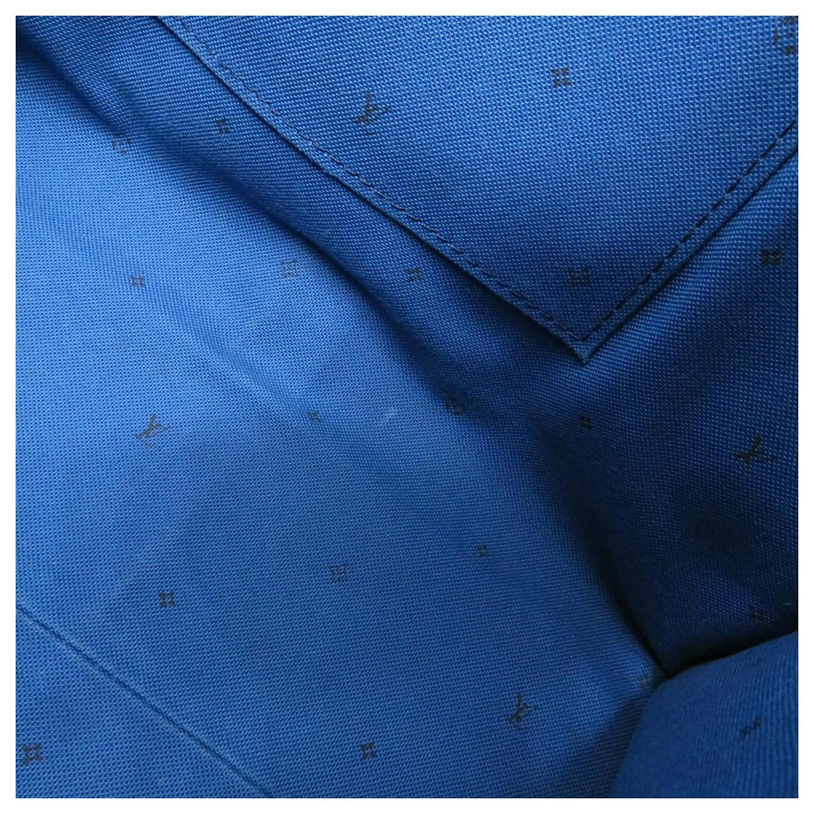 Louis Vuitton Monogram Escale On-the-Go GM Tote Bag Blue Patent leather  ref.2382785