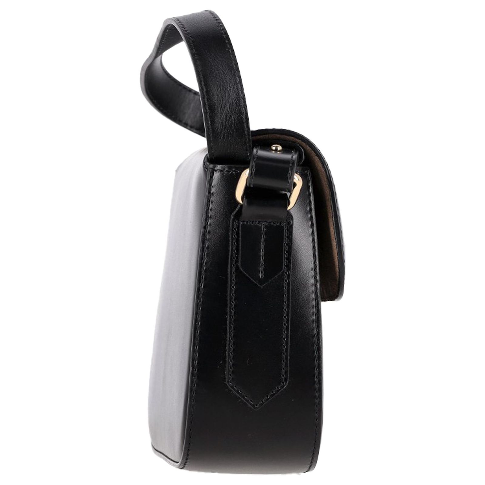 Apc A.P.C. Small Charlotte Smooth Bag in Black Leather ref.2389810 ...