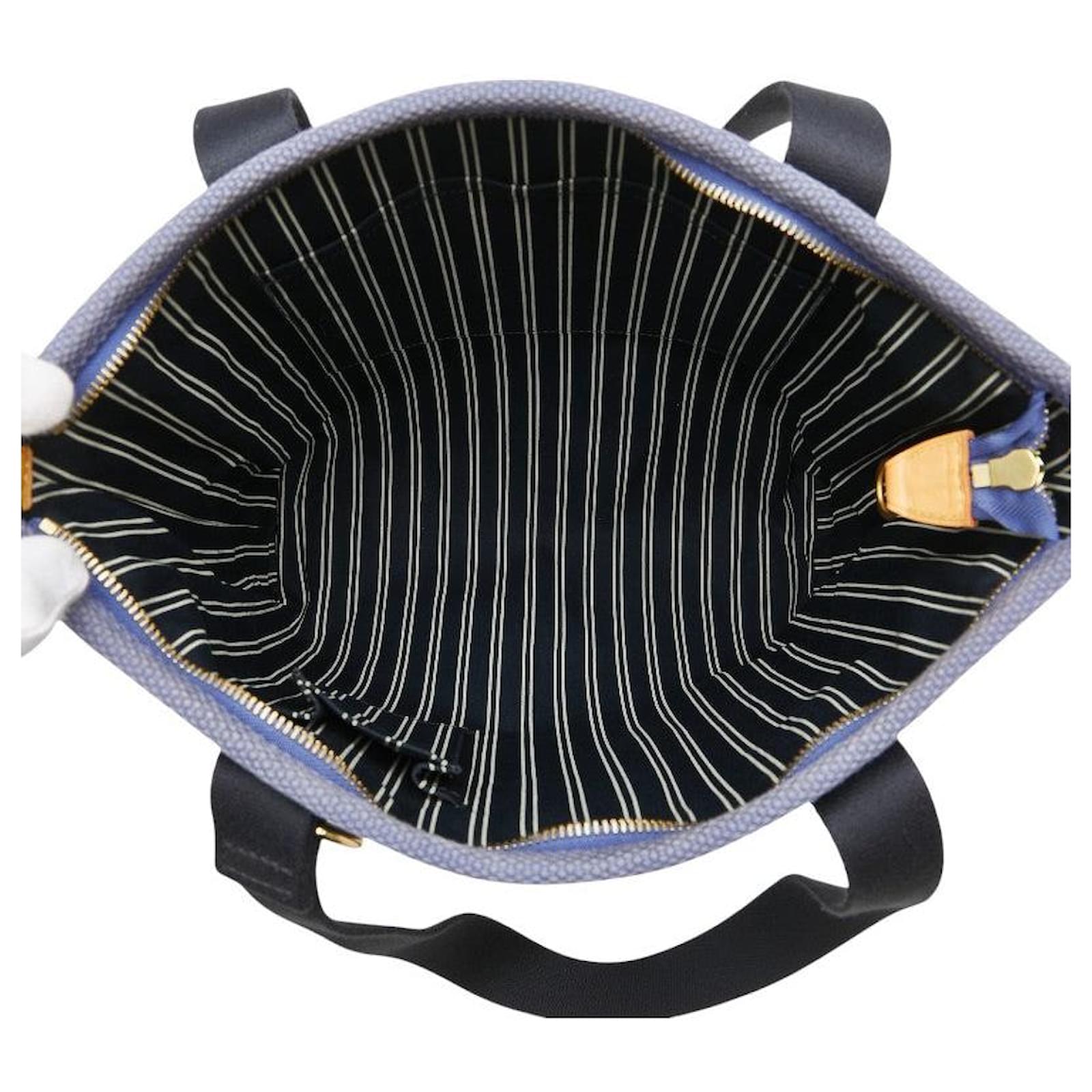 Louis Vuitton Antigua Canvas Tote Bag Blue Cloth ref.2393399