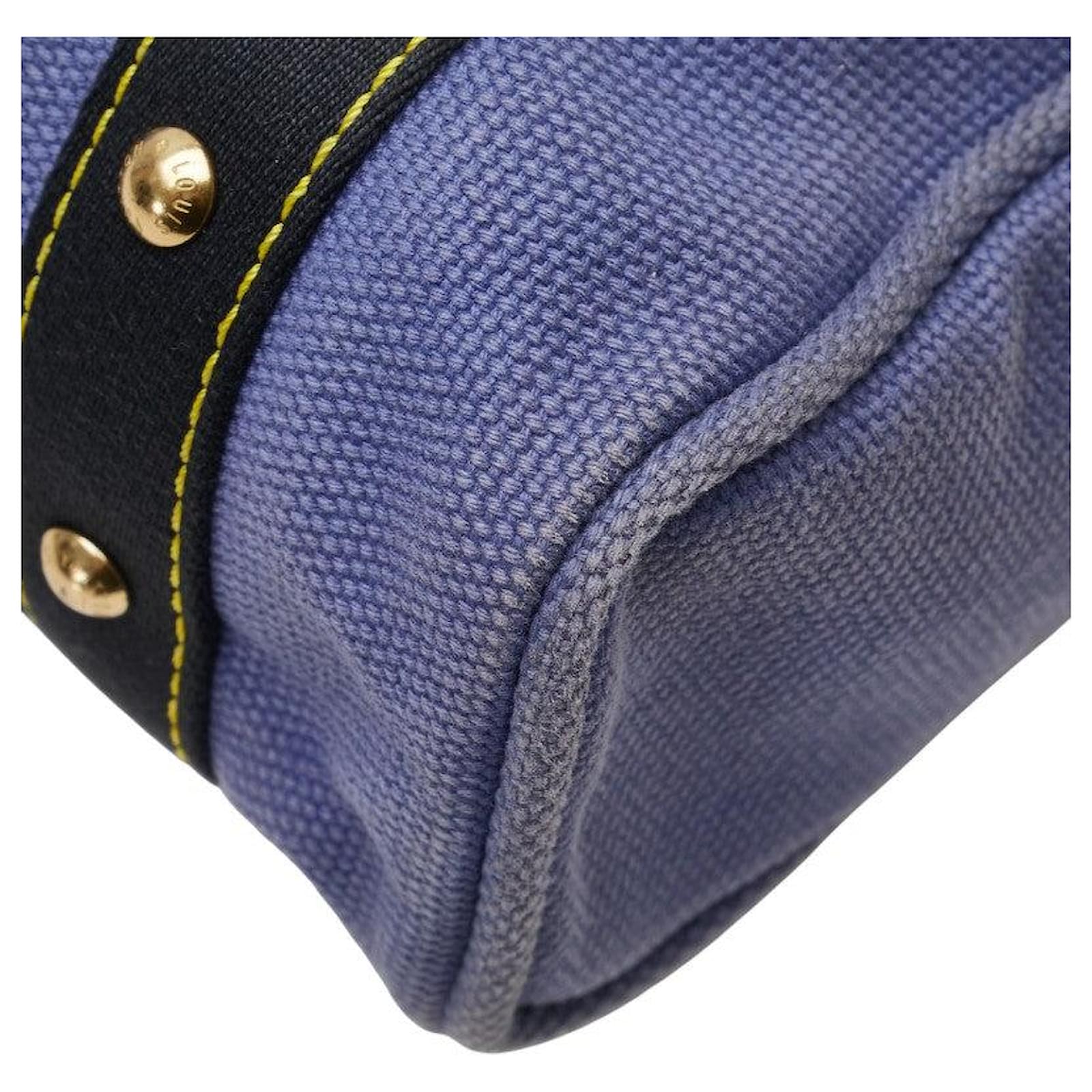 Louis Vuitton Antigua Canvas Tote Bag Blue Cloth ref.2393399