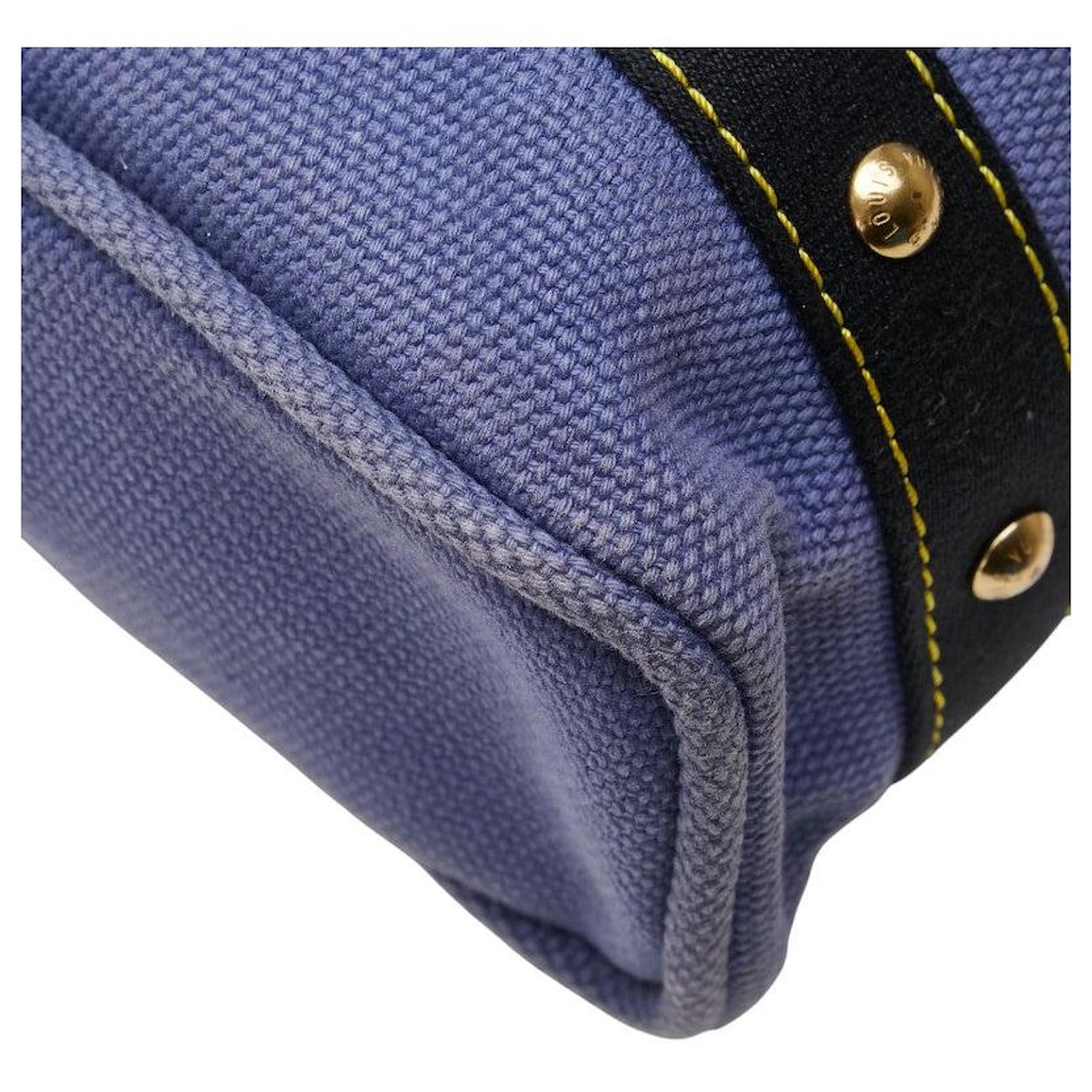 Louis Vuitton Antigua Canvas Tote Bag Blue Cloth ref.2393399
