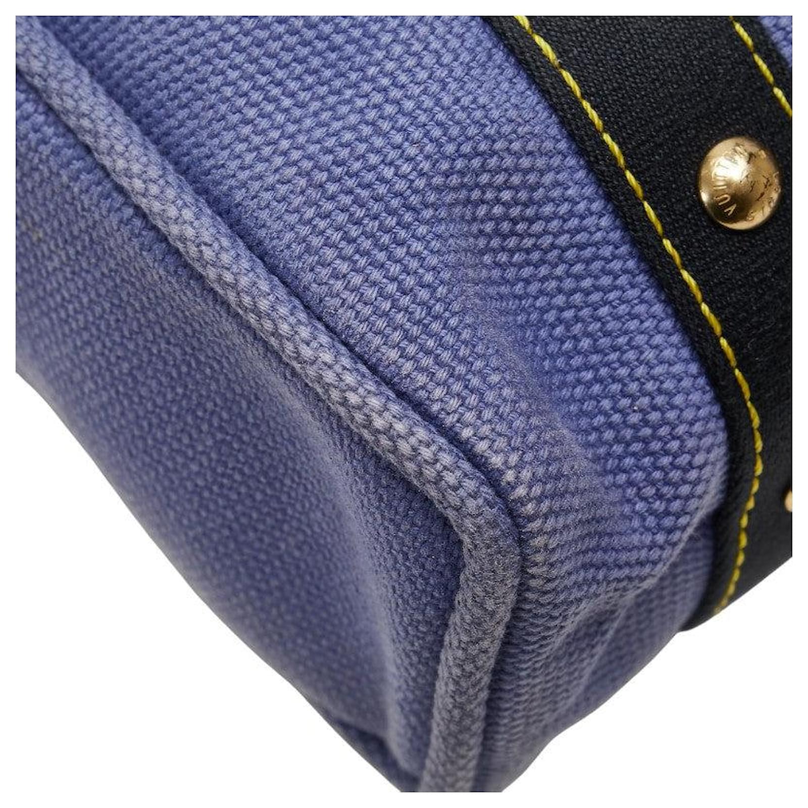 Louis Vuitton Antigua Canvas Tote Bag Blue Cloth ref.2393399