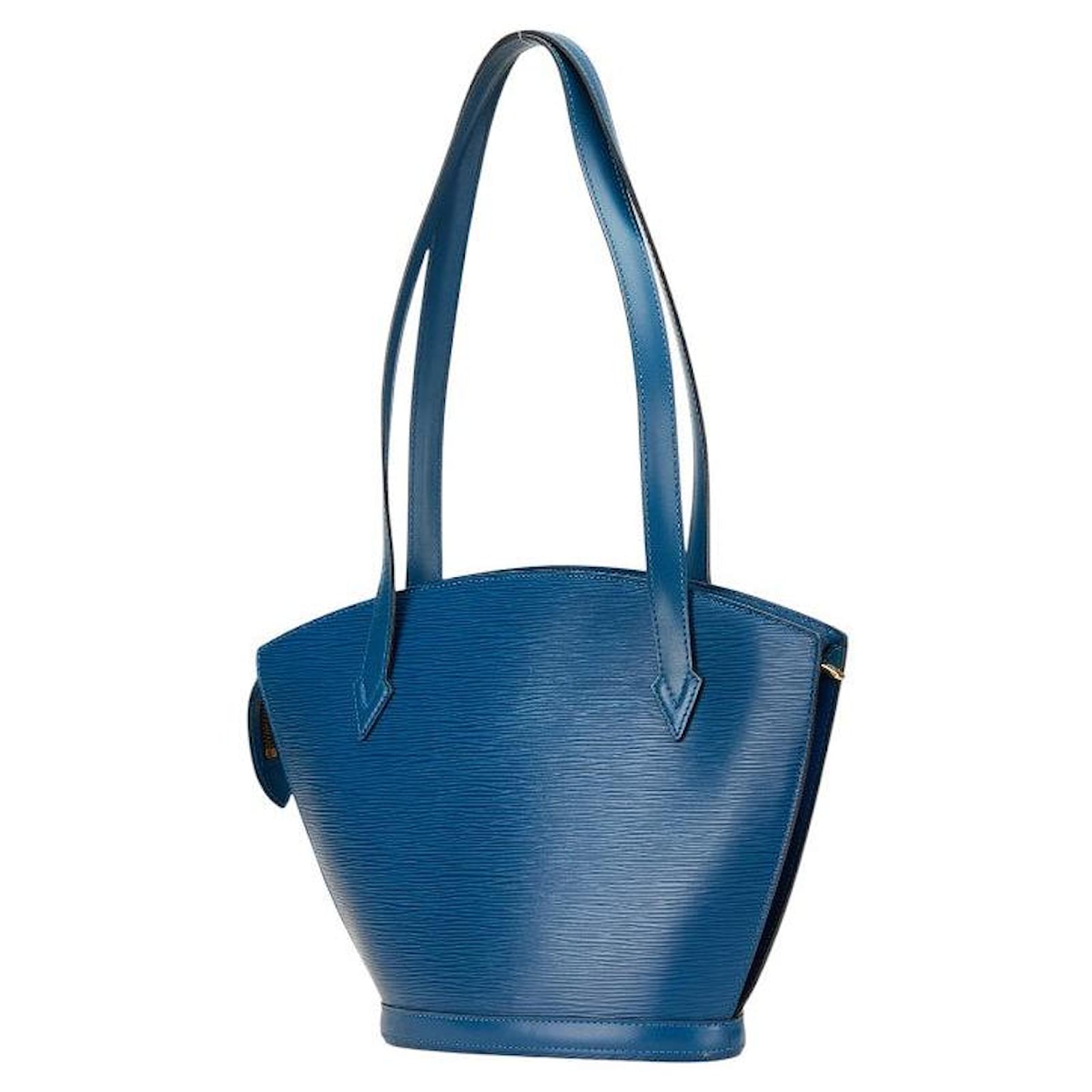 Louis Vuitton Saint Jacques Epi Handbag Blue Leather ref.2393849