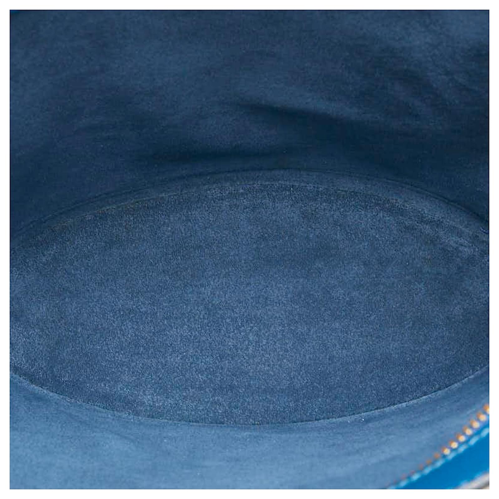 Louis Vuitton Saint Jacques Epi Handbag Blue Leather ref.2393849