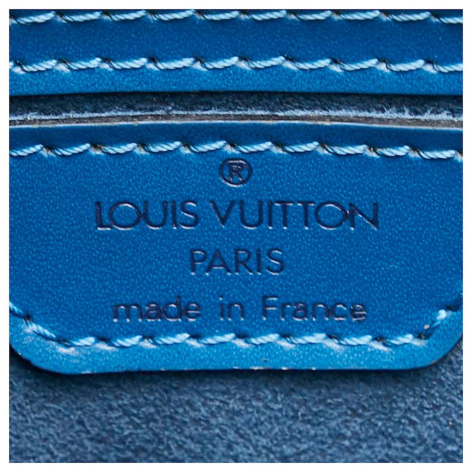 Louis Vuitton Saint Jacques Epi Handbag Blue Leather ref.2393849