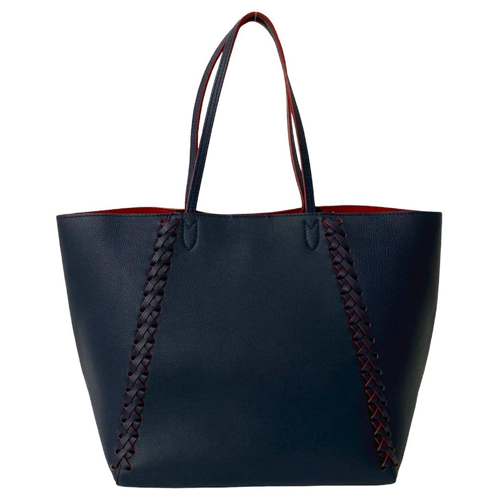 Louis Vuitton Lockme Cabas Leather Tote Bag Blue ref.2393869