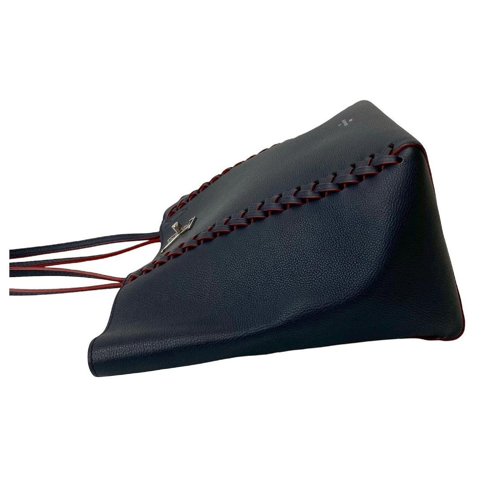 Louis Vuitton Lockme Cabas Leather Tote Bag Blue ref.2393869