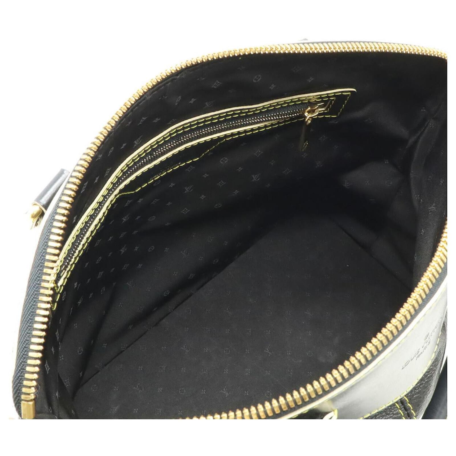 Lockit Louis Vuitton Suhali Handbag Black Leather  ref.2394640