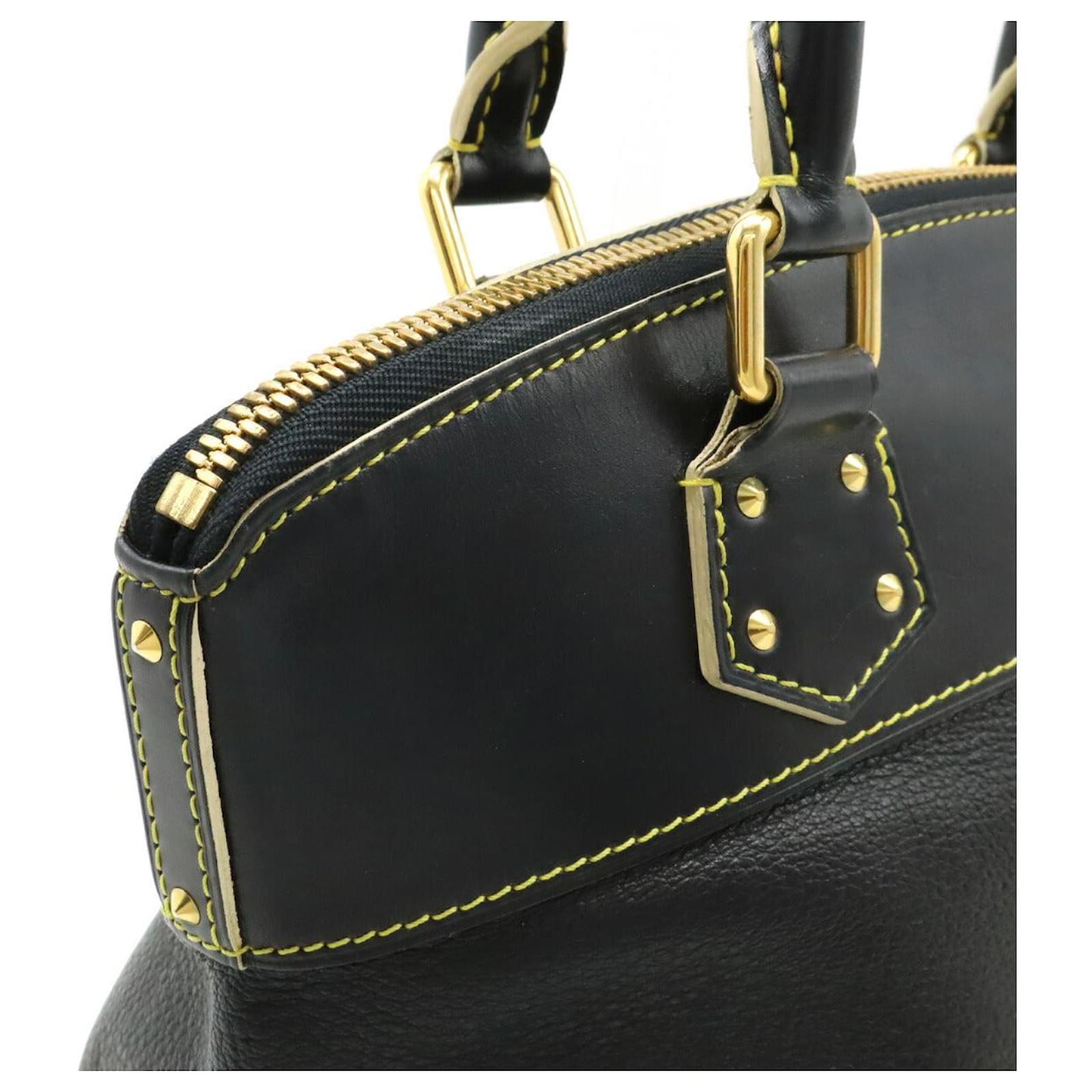 Lockit Louis Vuitton Suhali Handbag Black Leather  ref.2394640
