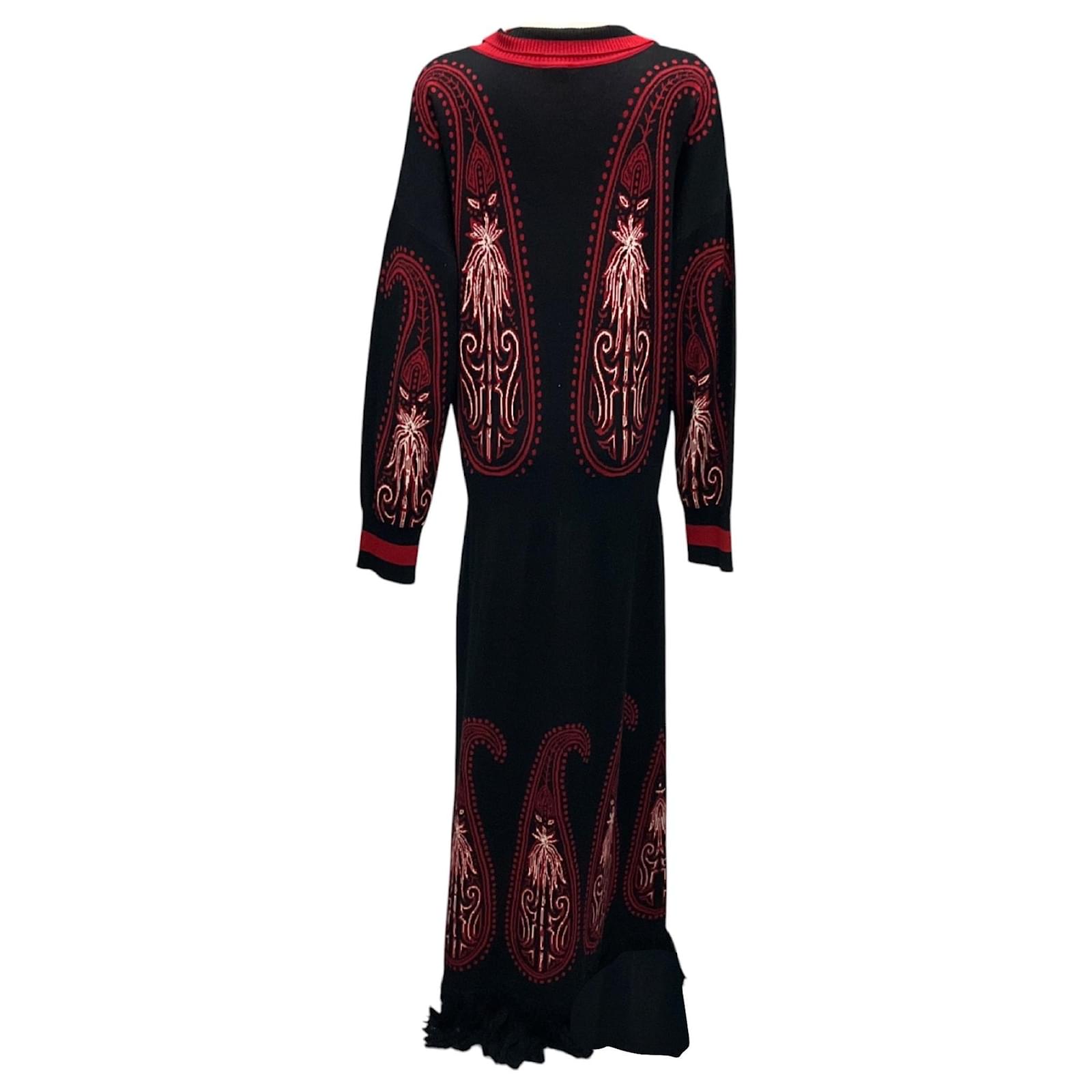 strapless open back dress XXL ONLY AV Black and red - Pattu dress- indian traditional dress