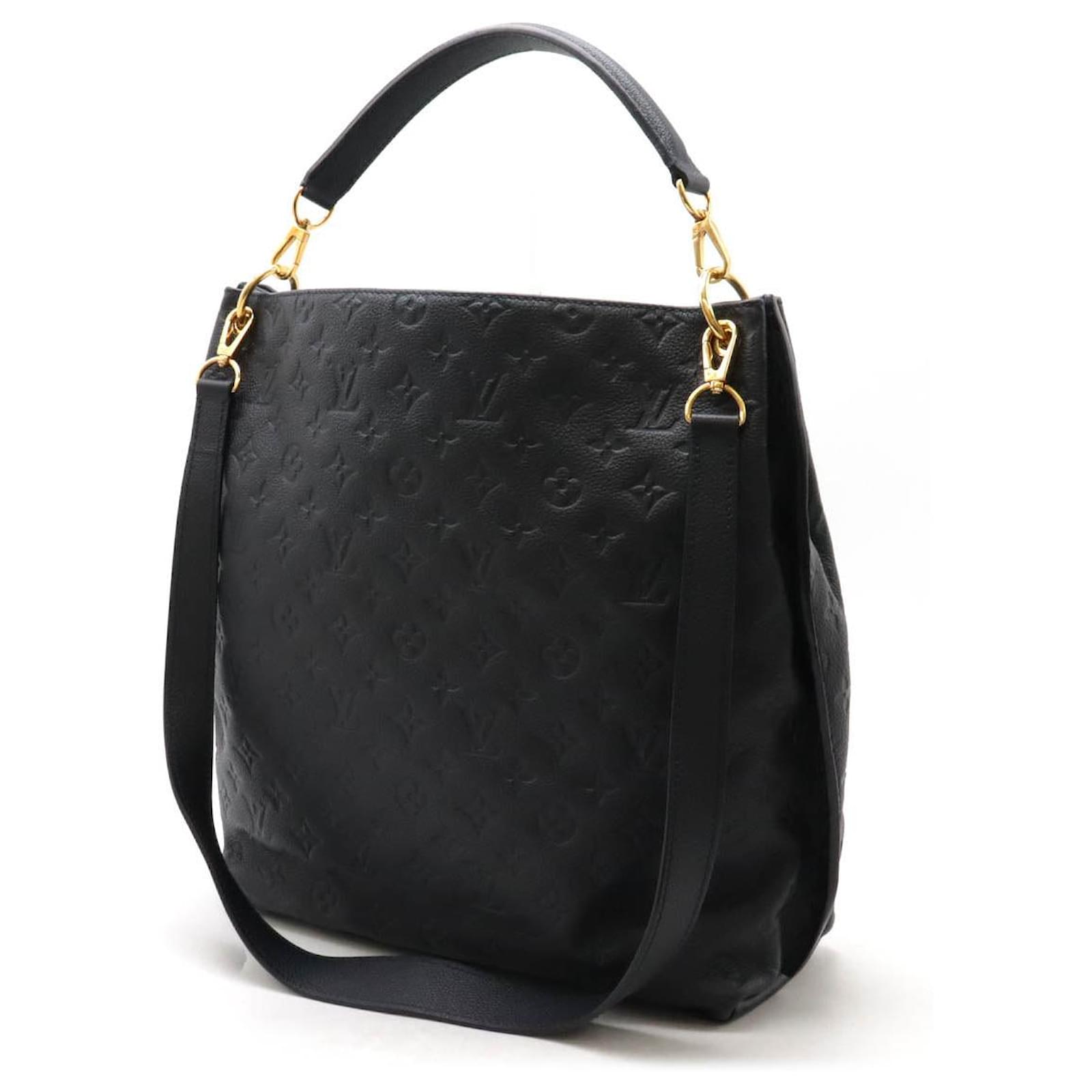 Louis Vuitton Monogram Empreinte Metis Tote Bag Blue Leather Pony-style calfskin ref.2397436