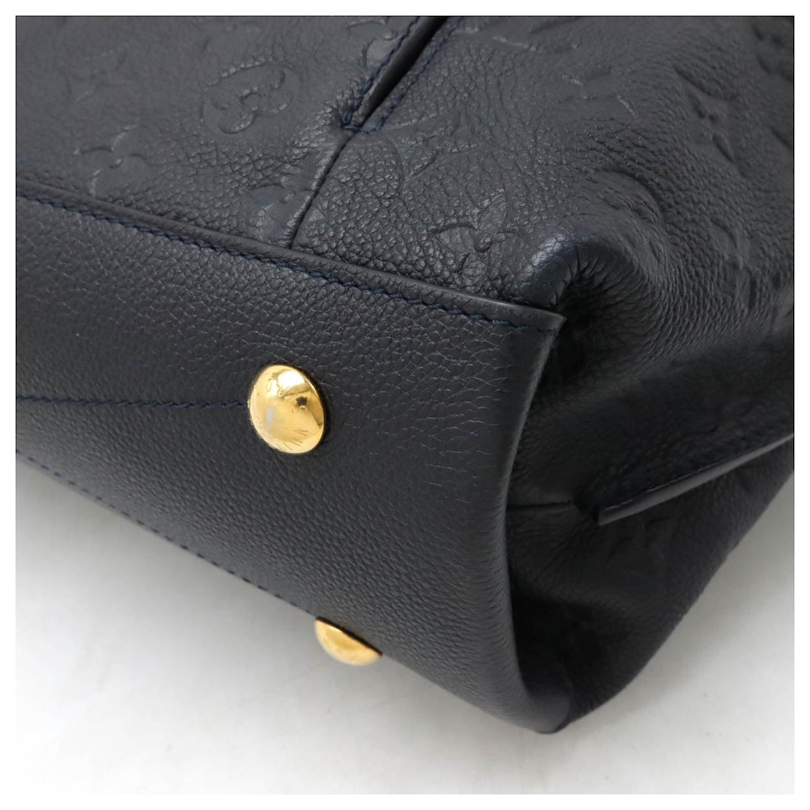 Louis Vuitton Monogram Empreinte Metis Tote Bag Blue Leather Pony-style calfskin ref.2397436