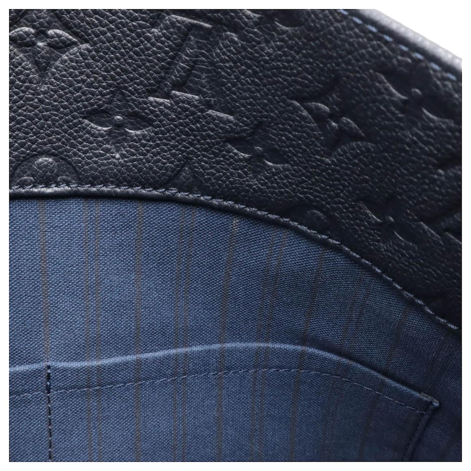 Louis Vuitton Monogram Empreinte Metis Tote Bag Blue Leather Pony-style calfskin ref.2397436