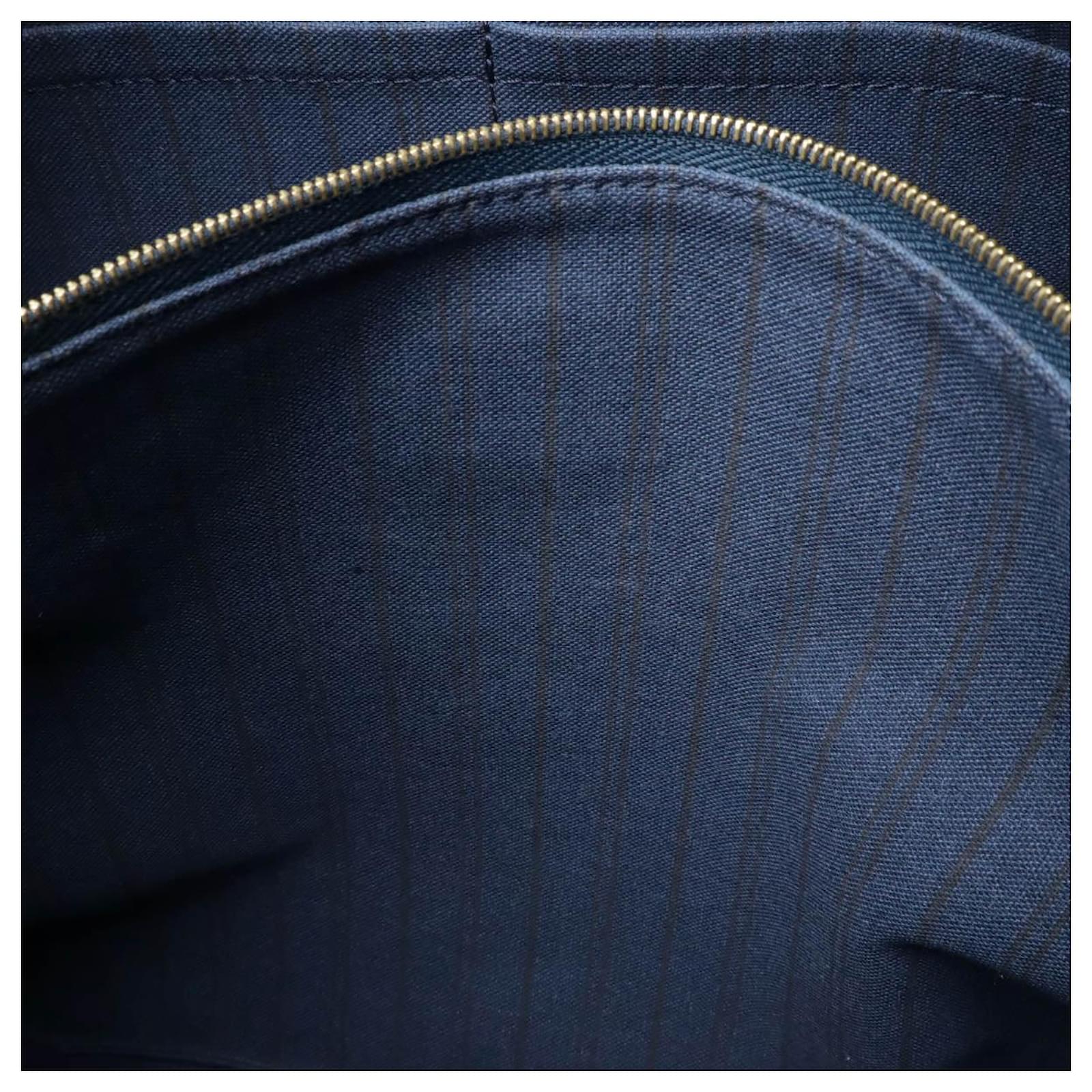 Louis Vuitton Monogram Empreinte Metis Tote Bag Blue Leather Pony-style calfskin ref.2397436