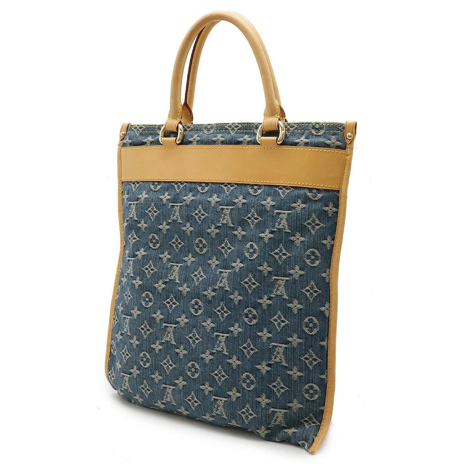 Louis Vuitton Monogram Denim Tote Bag Blue ref.2397753