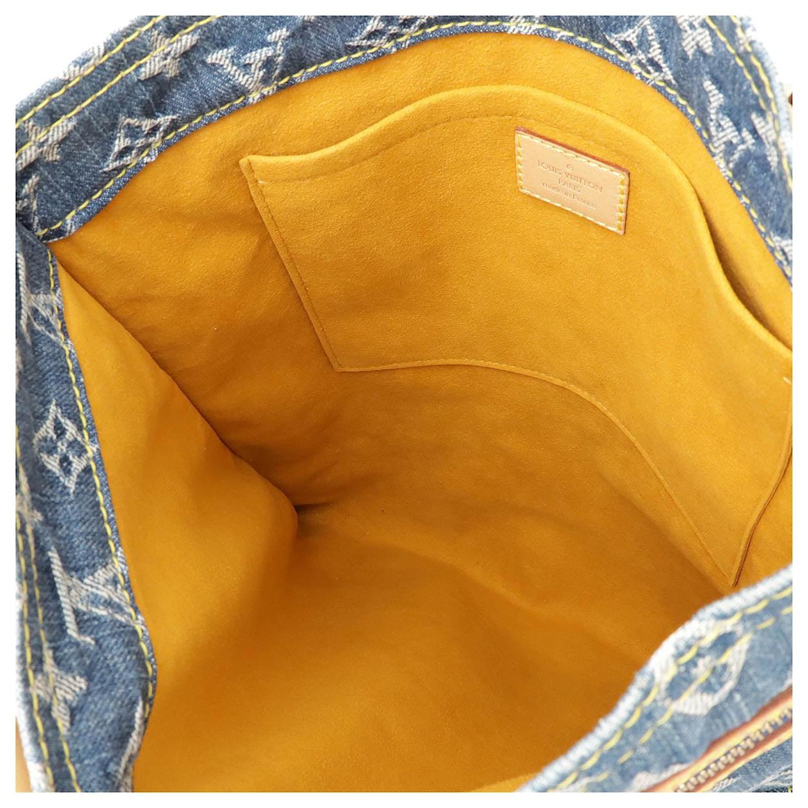 Louis Vuitton Monogram Denim Tote Bag Blue ref.2397753