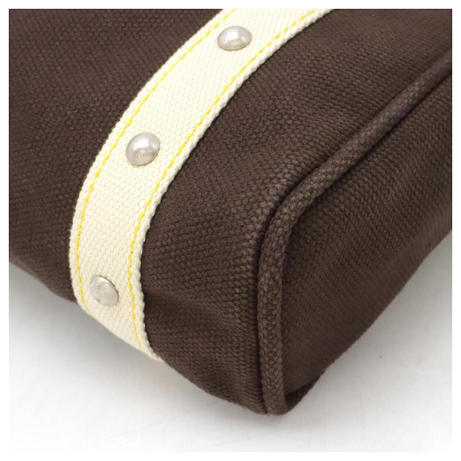 Louis Vuitton Antigua Cabas MM Tote Bag Brown Cloth  ref.2397881
